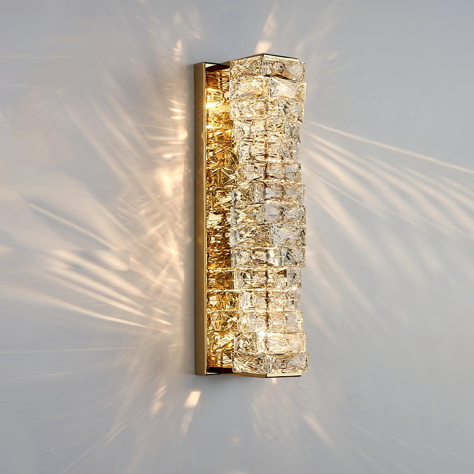 Ilvelia Postmodern Luxury Crystal Wall Light-Neutral Decor