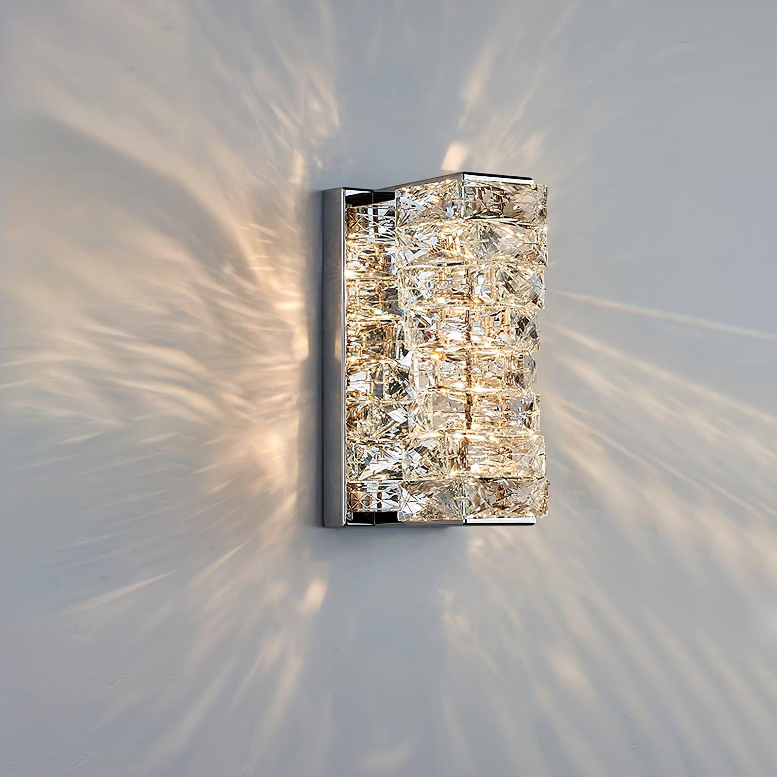 Ilvelia Postmodern Luxury Crystal Wall Light-Neutral Decor