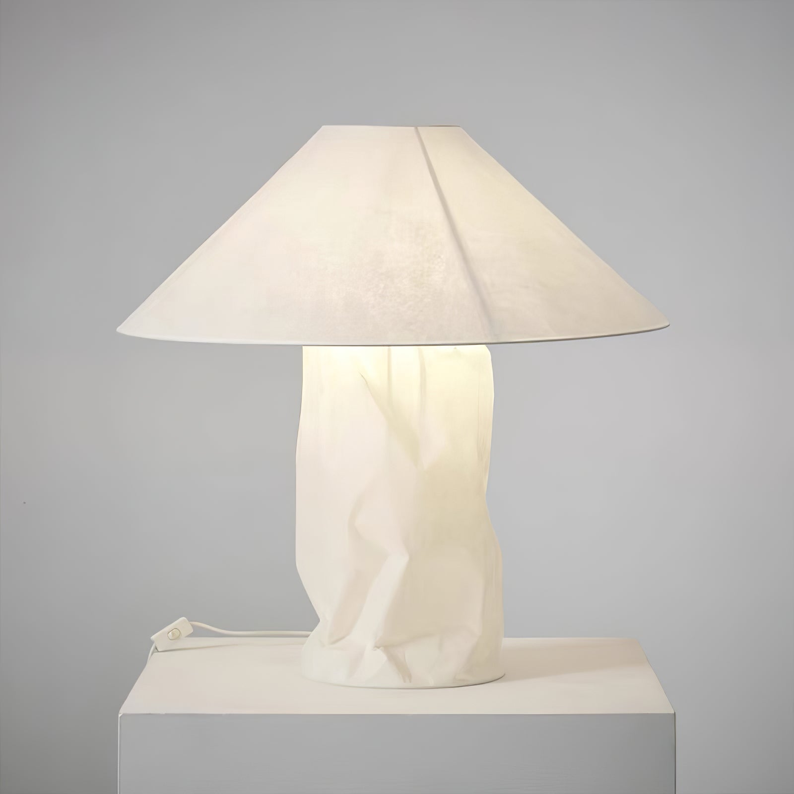 Lalemu Paper Artistic Table Lamp-Neutral Decor