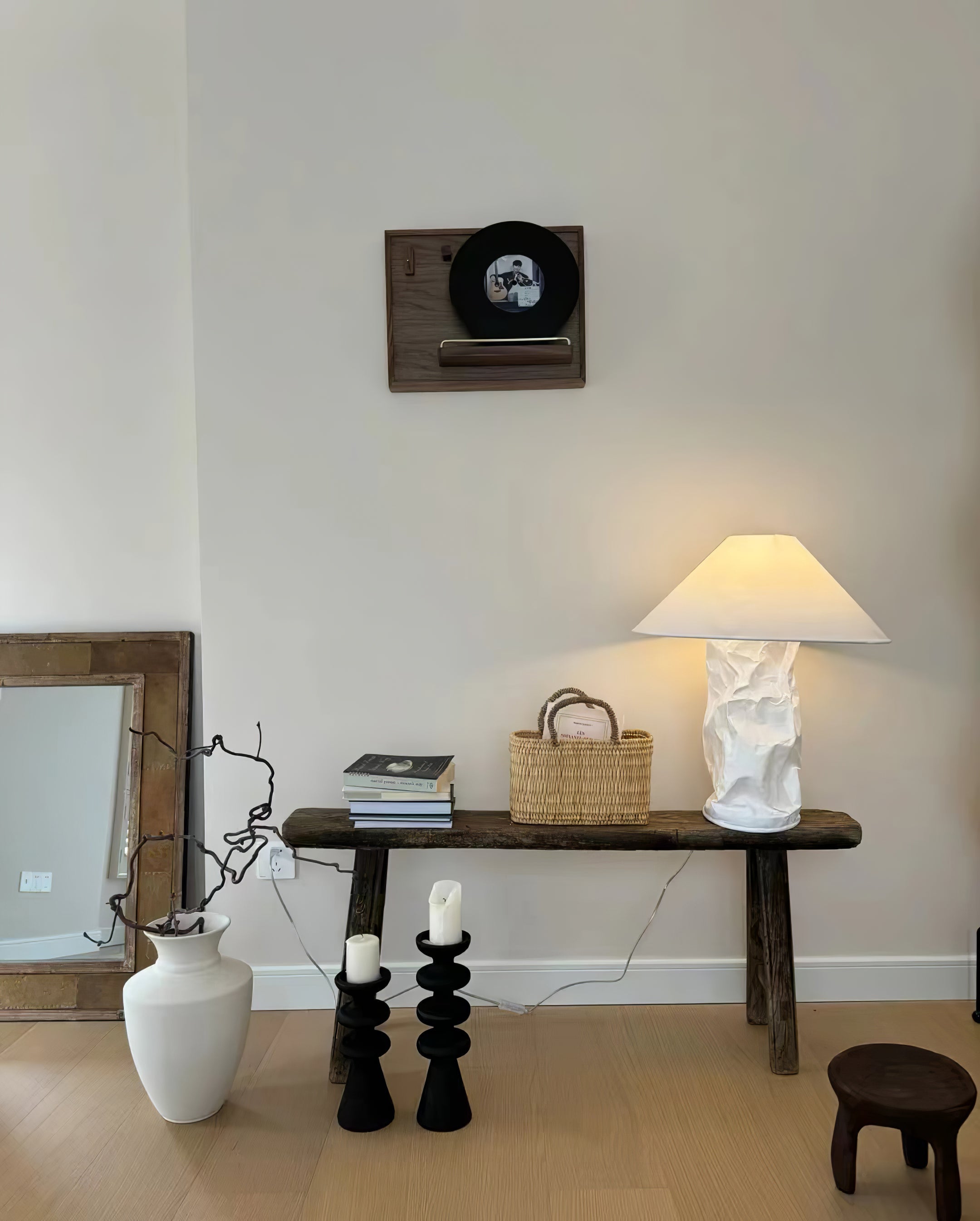 Lalemu Paper Artistic Table Lamp-Neutral Decor