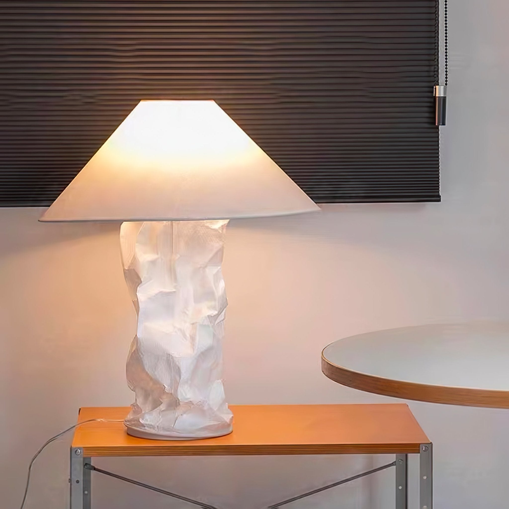 Lalemu Paper Artistic Table Lamp-Neutral Decor