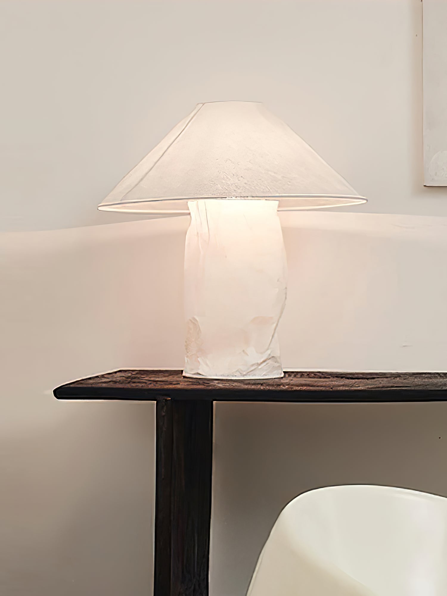 Lalemu Paper Artistic Table Lamp-Neutral Decor