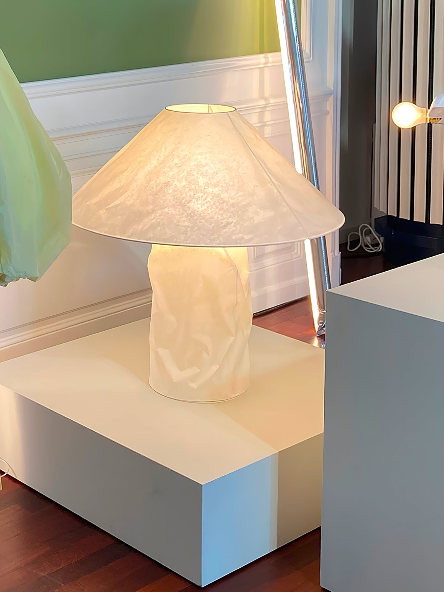 Lalemu Paper Artistic Table Lamp-Neutral Decor