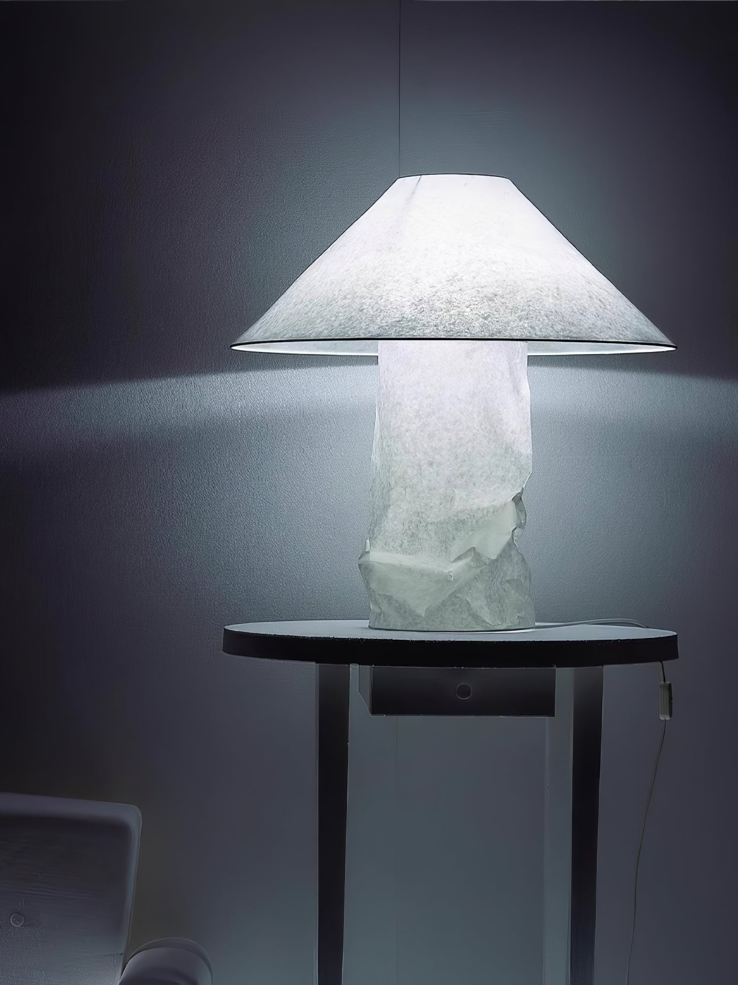 Lalemu Paper Artistic Table Lamp-Neutral Decor