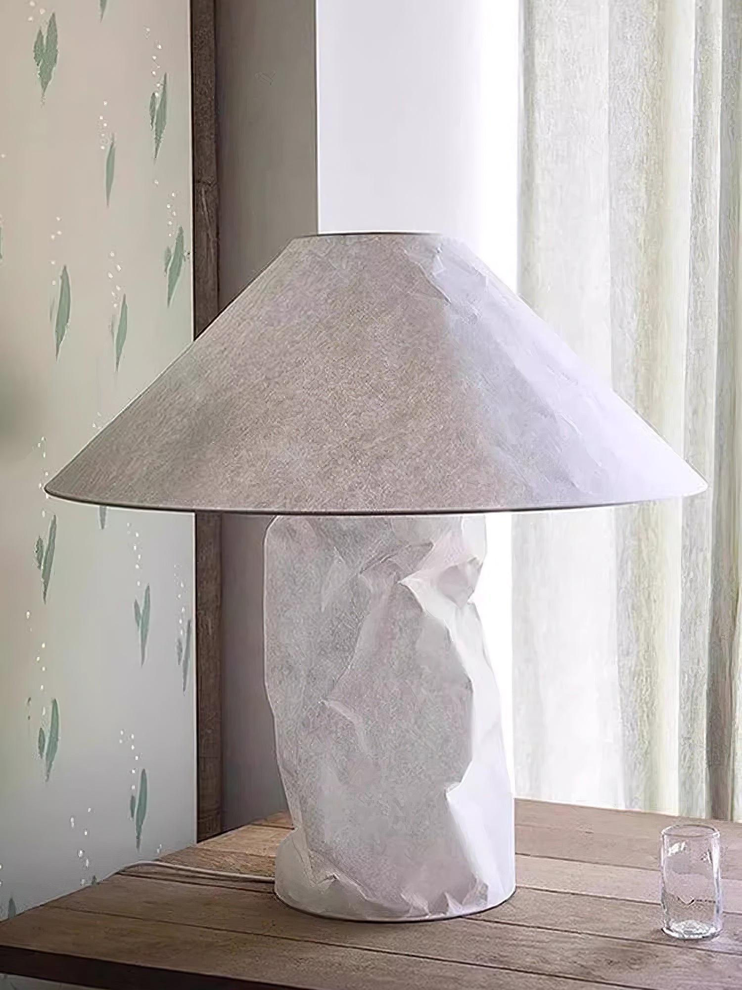 Lalemu Paper Artistic Table Lamp-Neutral Decor