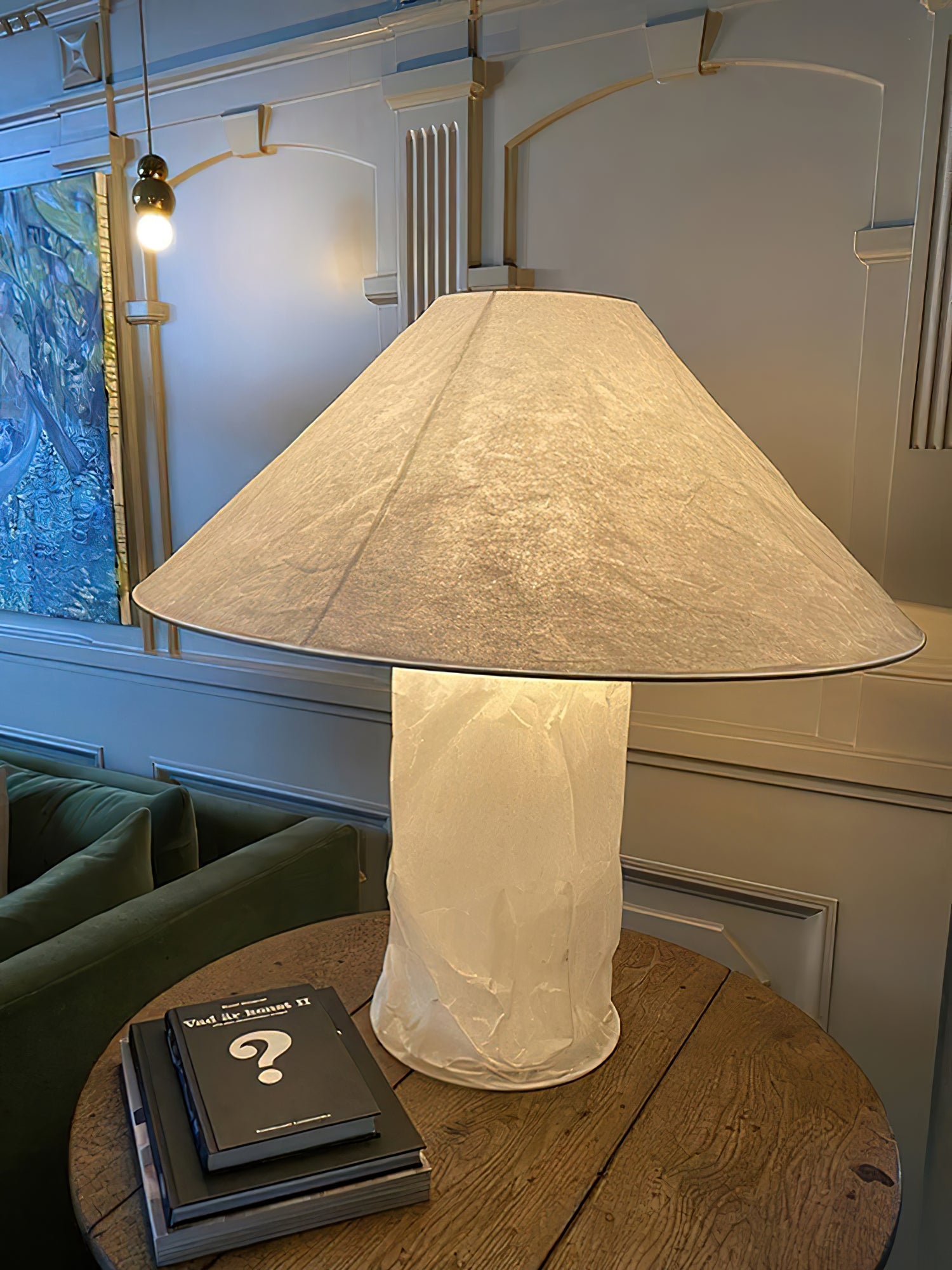 Lalemu Paper Artistic Table Lamp-Neutral Decor