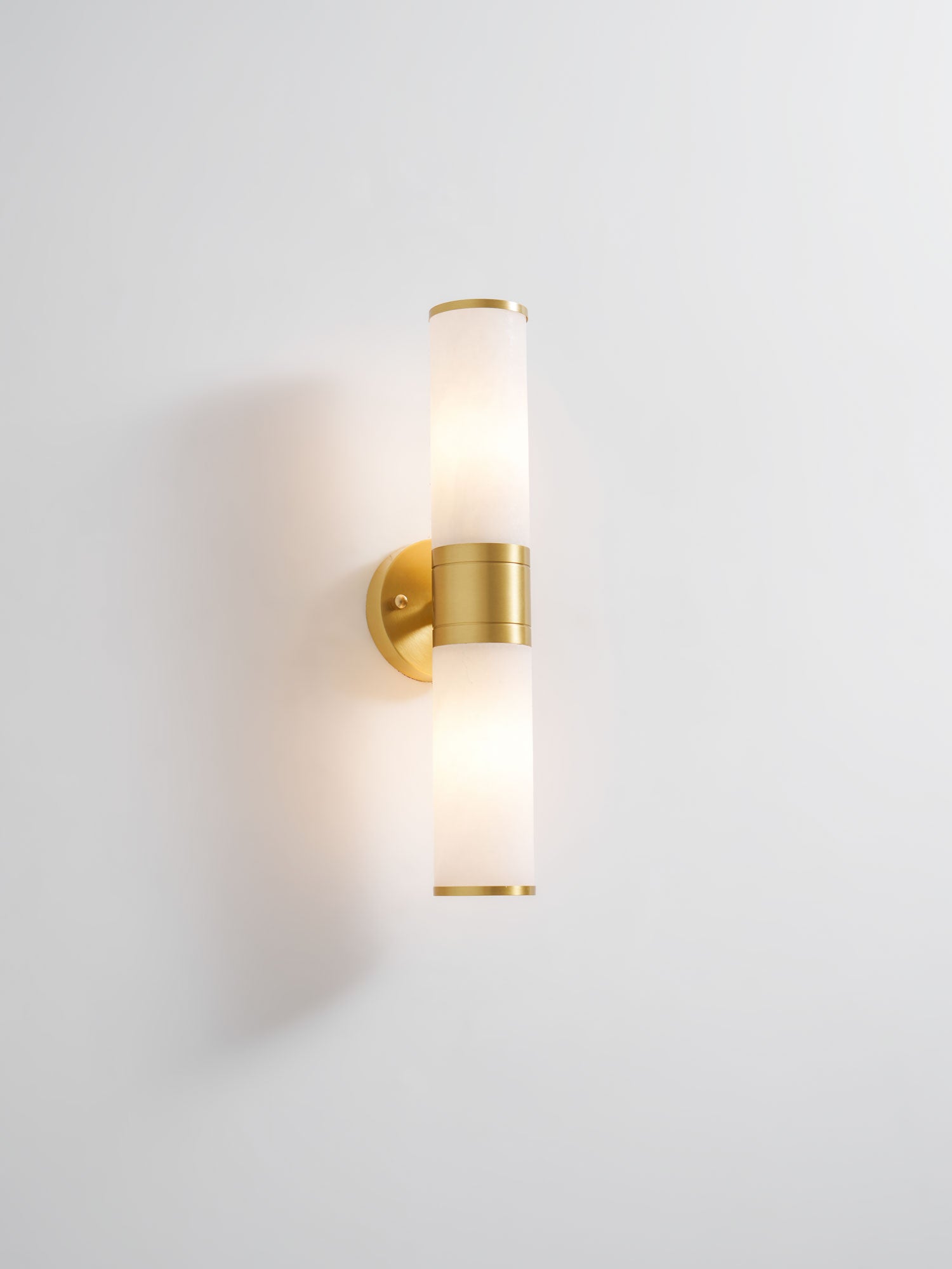 Tira Minimalist Alabaster Wall Lamp-Neutral Decor