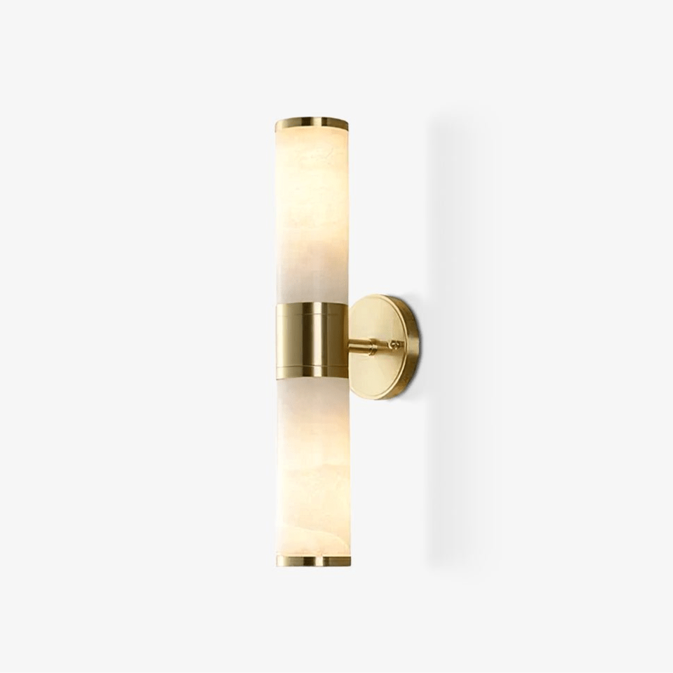 Tira Minimalist Alabaster Wall Lamp-Neutral Decor