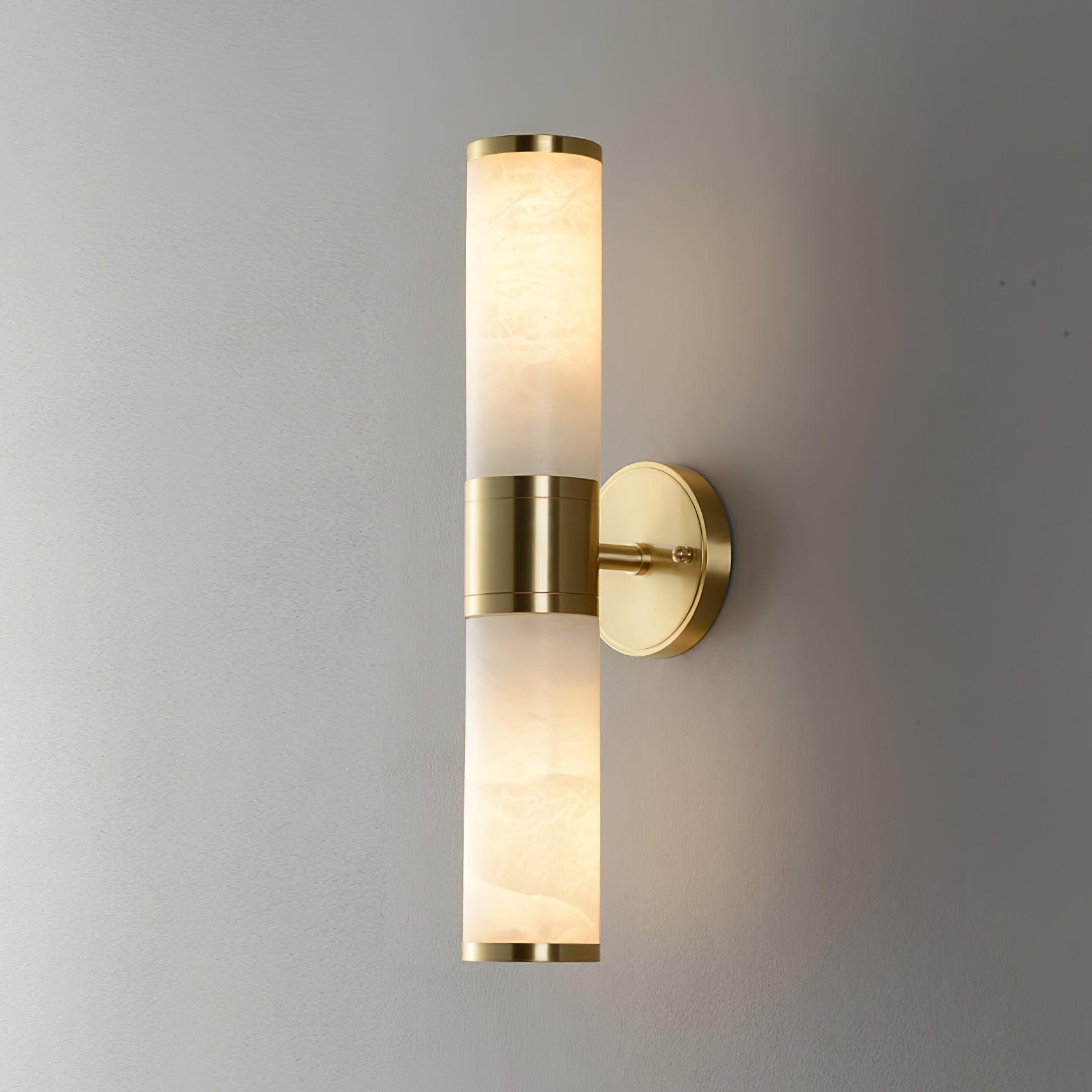 Tira Minimalist Alabaster Wall Lamp-Neutral Decor