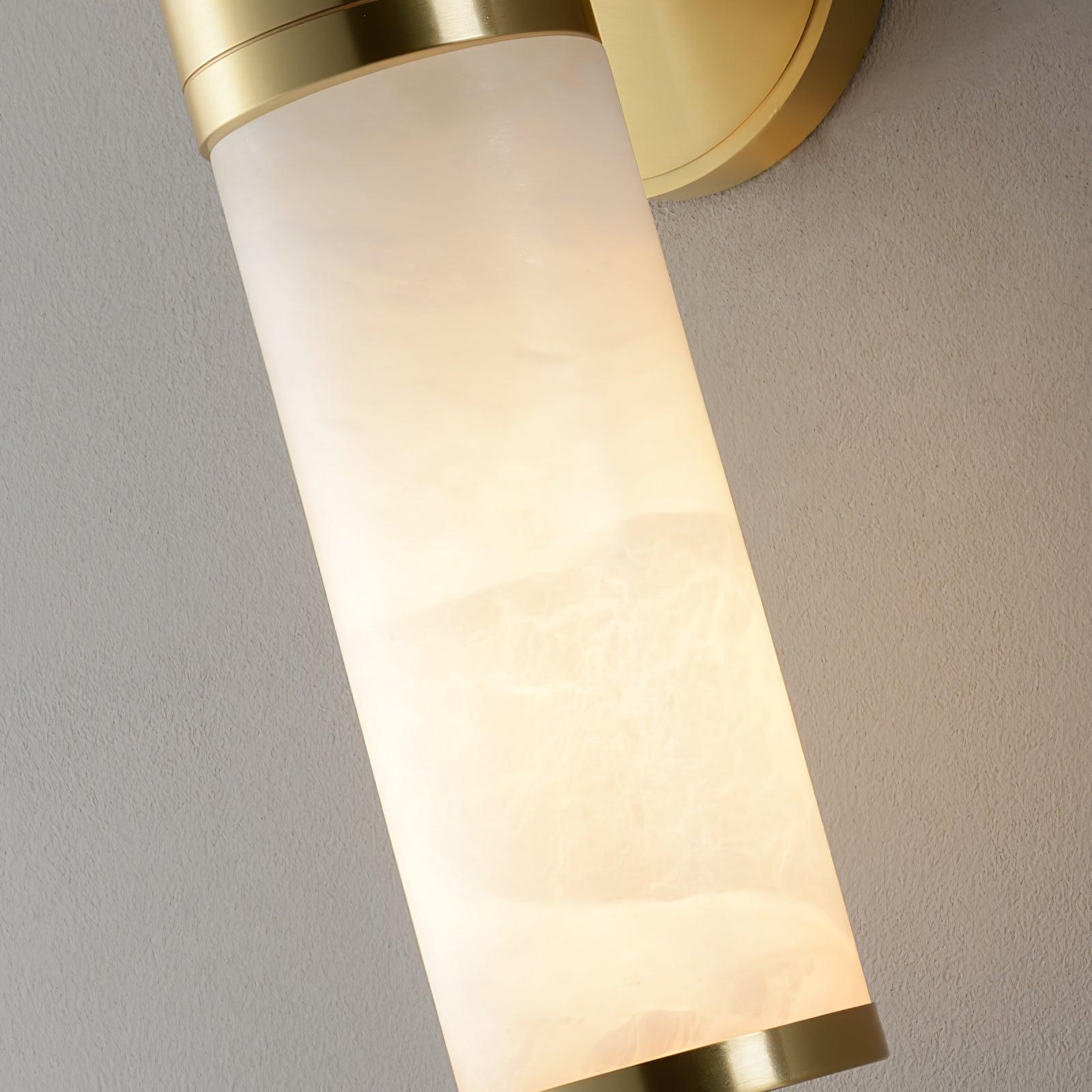 Tira Minimalist Alabaster Wall Lamp-Neutral Decor