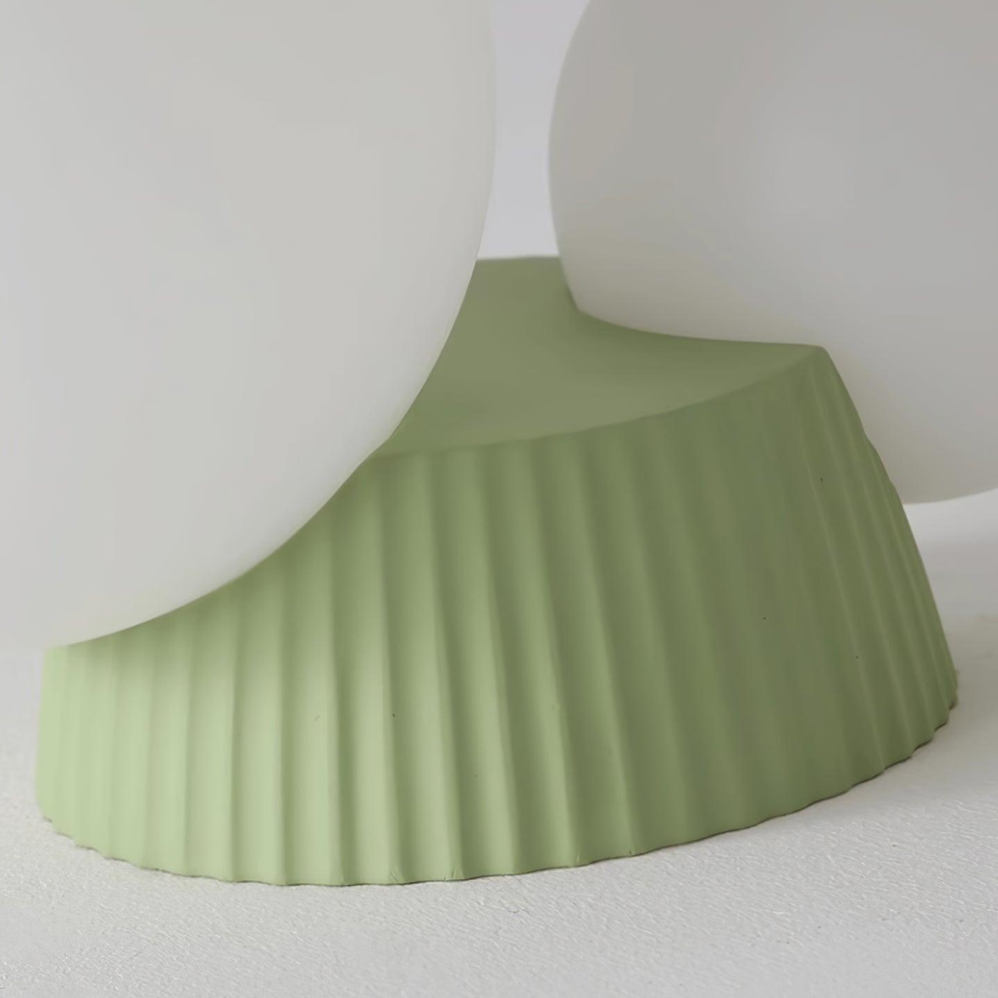 Ceiling Light  Playful Asymmetry with Dual Frosted Glass Globes