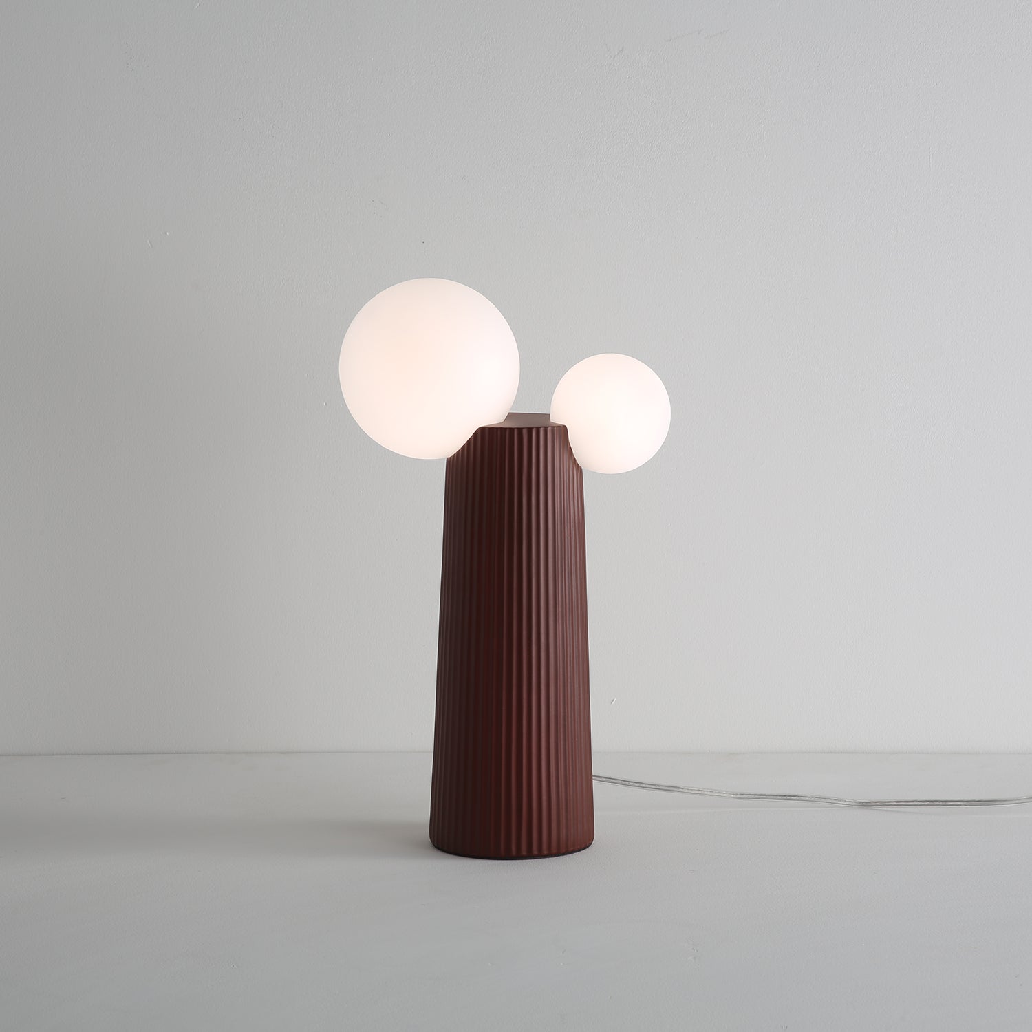 Zenithre Resin Plastic Table Lamp-Neutral Decor