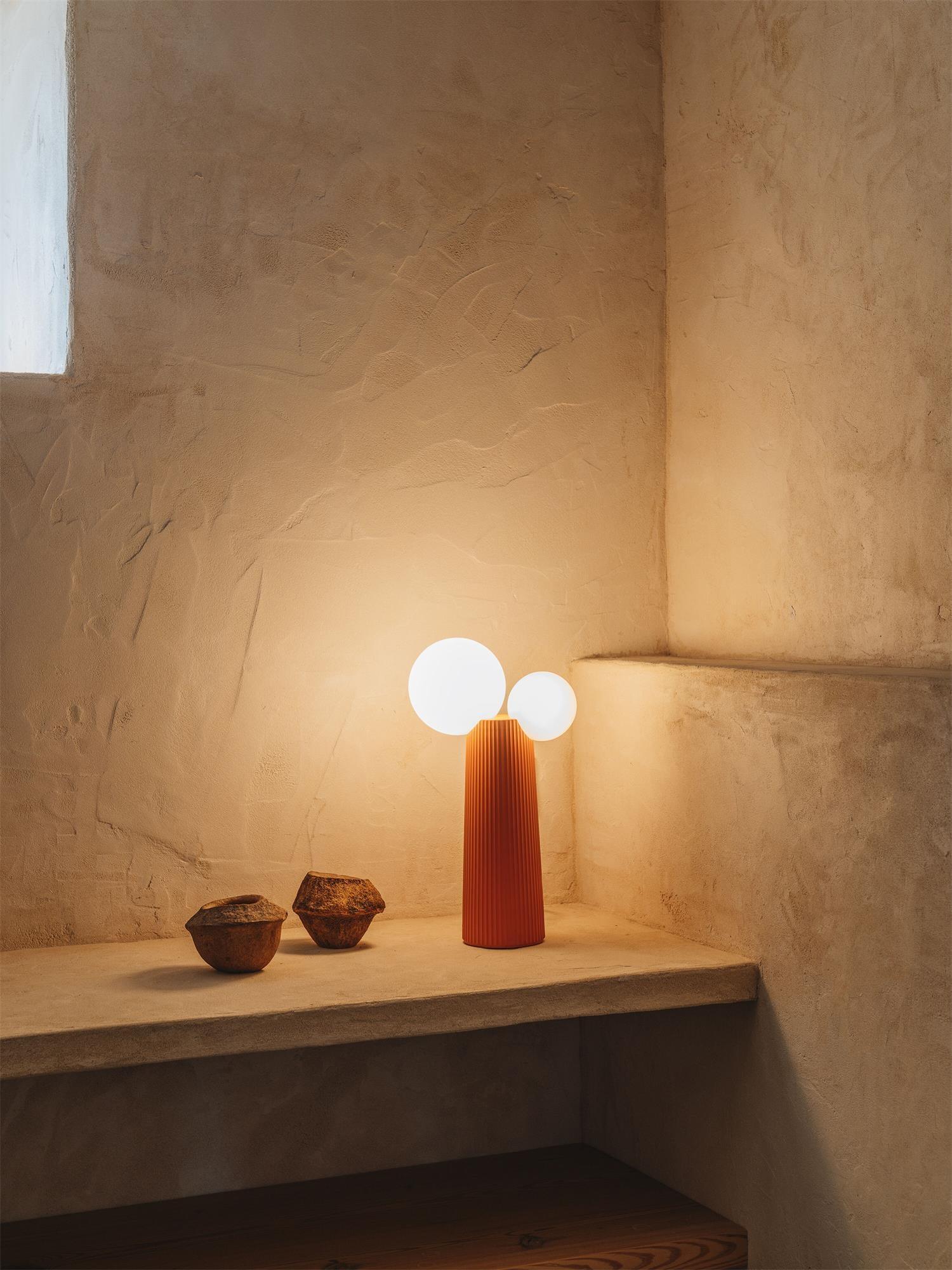 Zenithre Resin Plastic Table Lamp-Neutral Decor