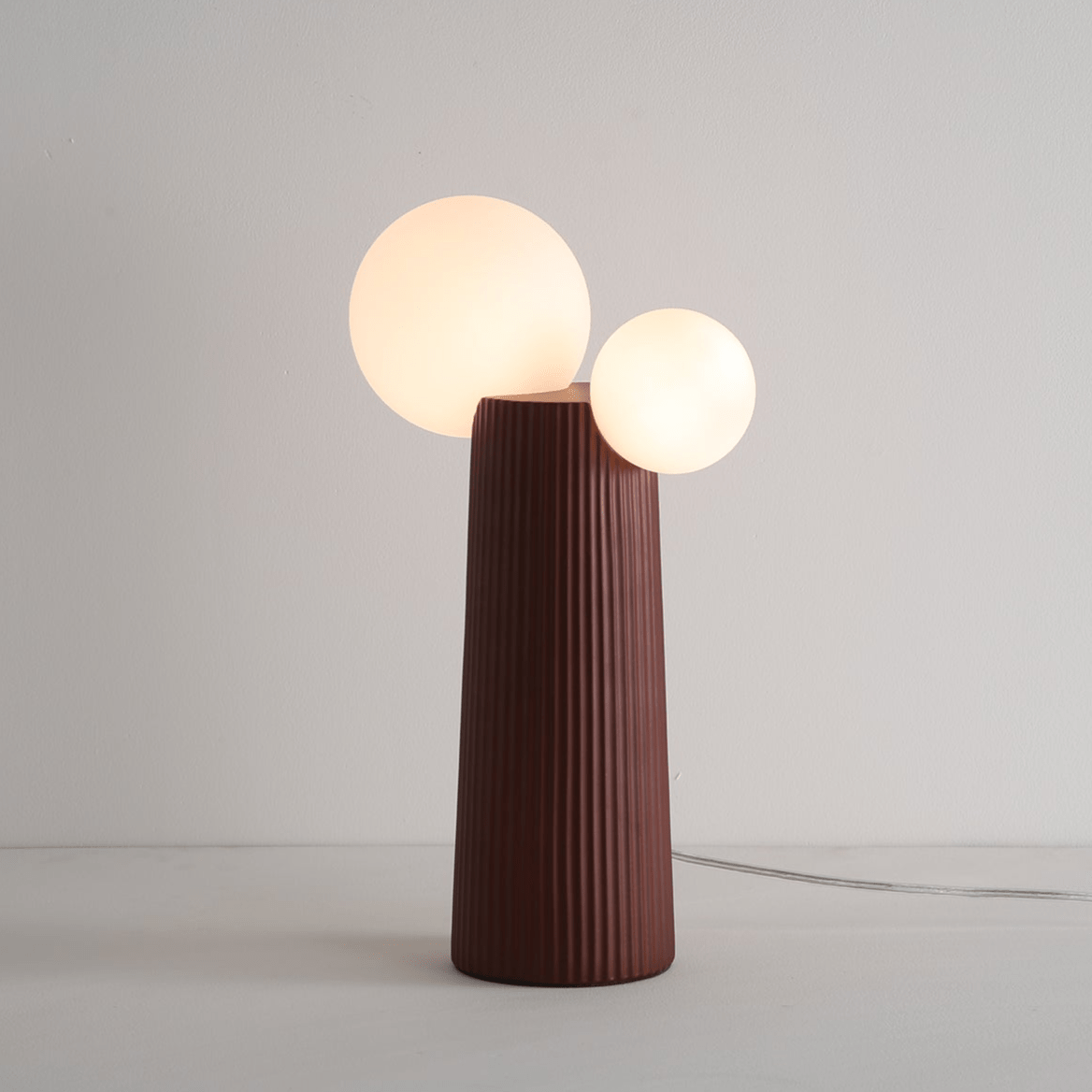 Zenithre Resin Plastic Table Lamp-Neutral Decor