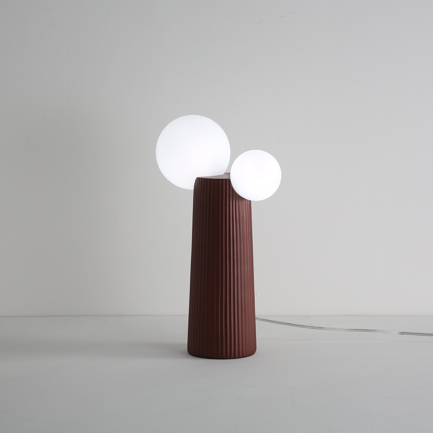 Zenithre Resin Plastic Table Lamp-Neutral Decor