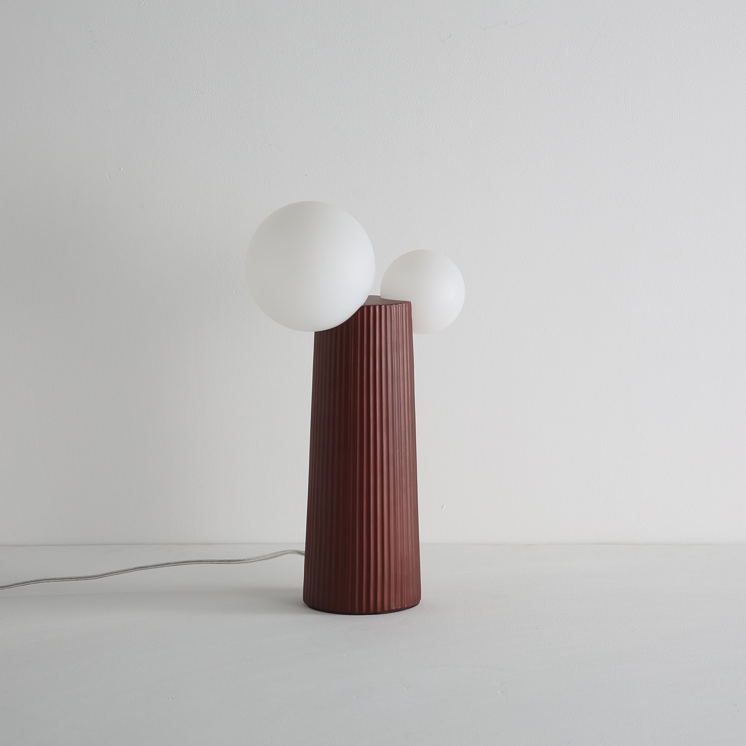 Zenithre Resin Plastic Table Lamp-Neutral Decor