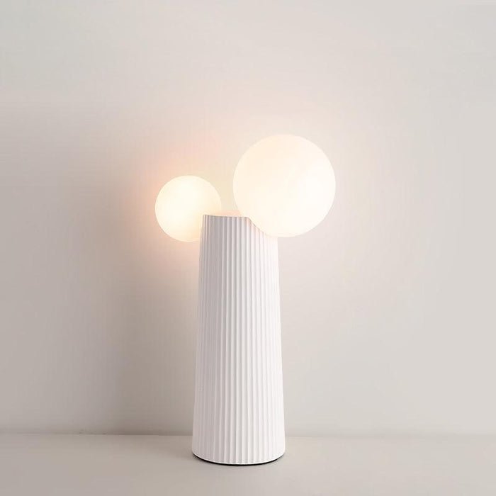 Zenithre Resin Plastic Table Lamp-Neutral Decor