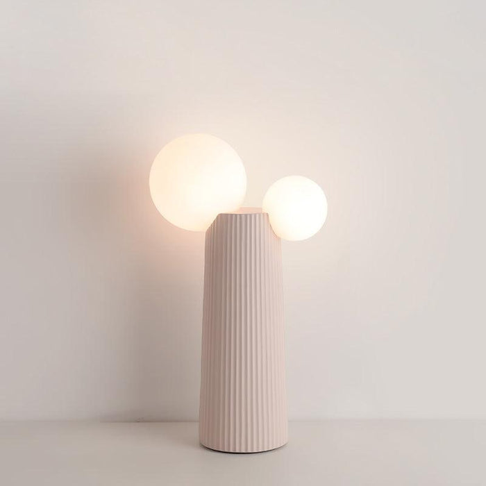 Zenithre Resin Plastic Table Lamp-Neutral Decor