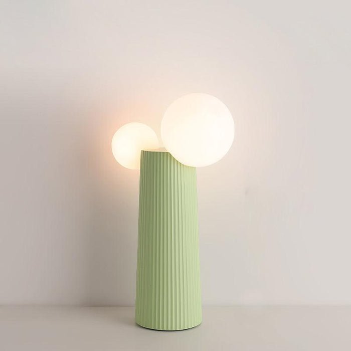 Zenithre Resin Plastic Table Lamp-Neutral Decor