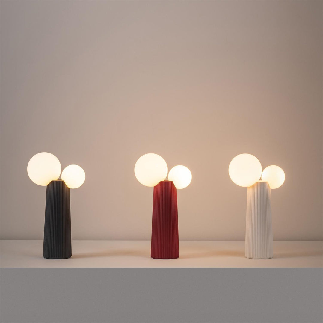 Zenithre Resin Plastic Table Lamp-Neutral Decor