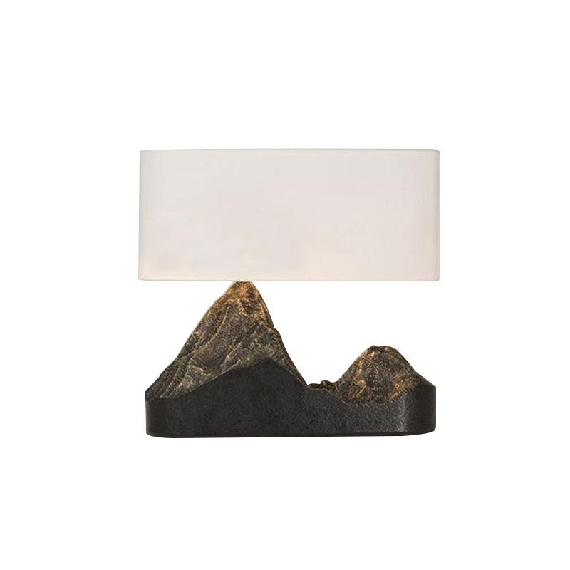 Della Natural Resin Table Lamp-Neutral Decor