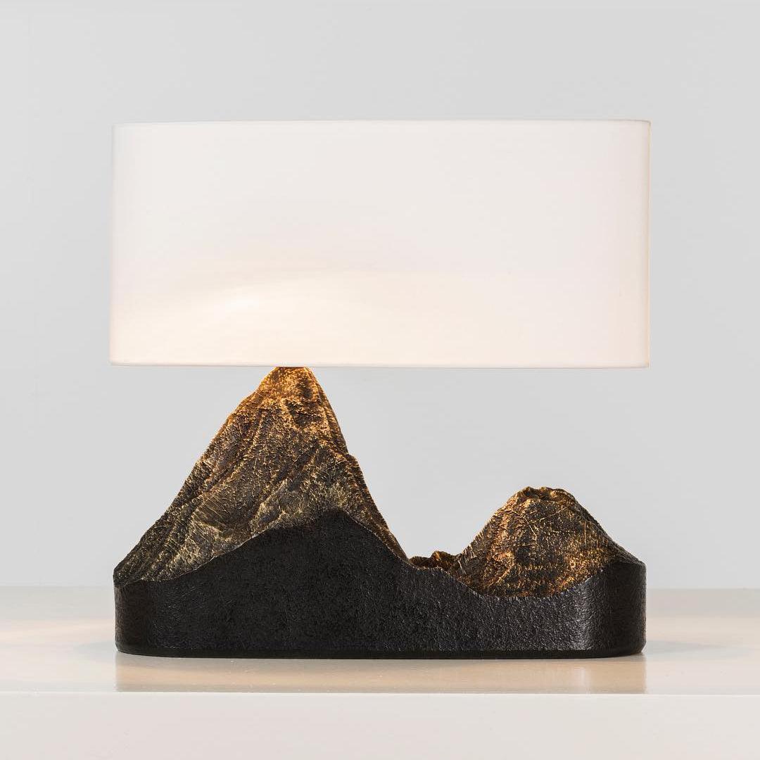 Della Natural Resin Table Lamp-Neutral Decor