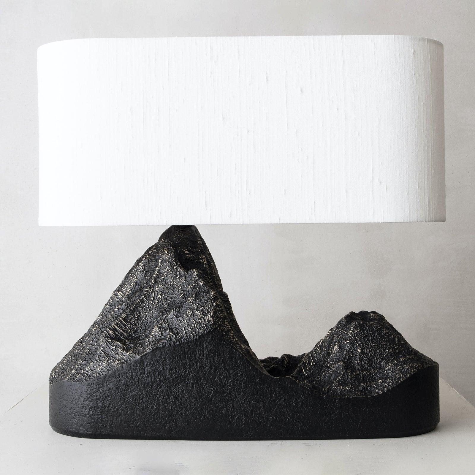 Della Natural Resin Table Lamp-Neutral Decor