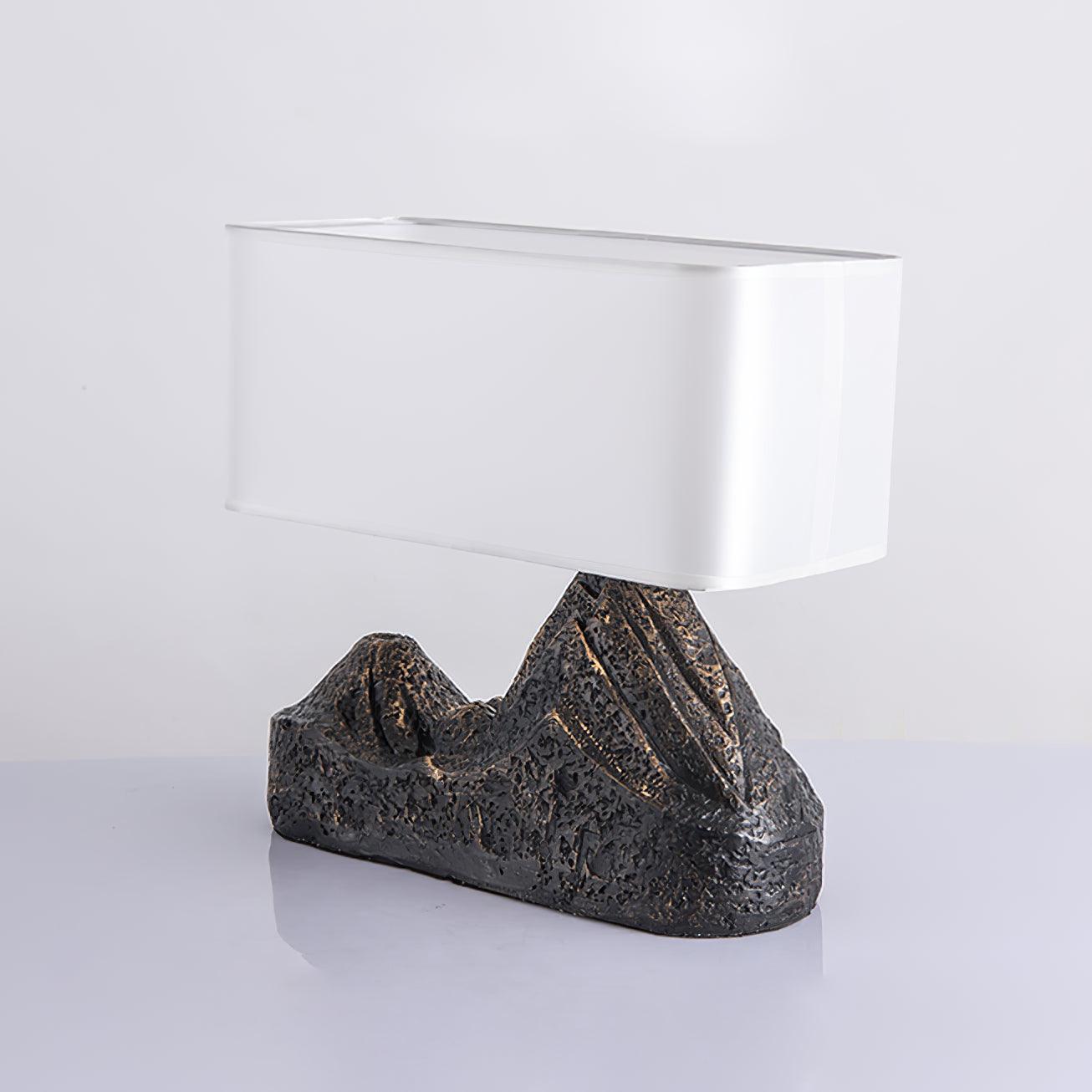 Della Natural Resin Table Lamp-Neutral Decor