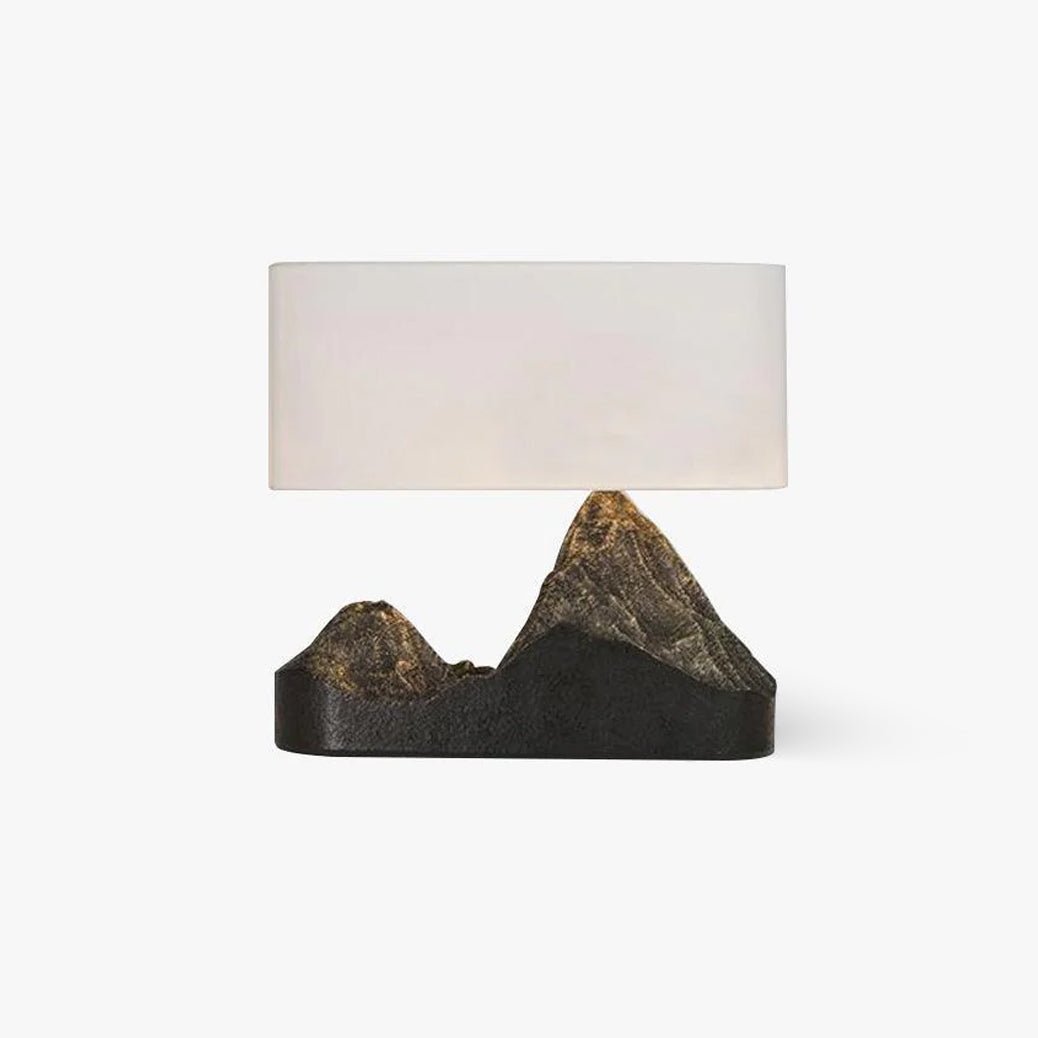 Della Natural Resin Table Lamp-Neutral Decor