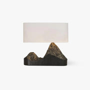 Della Natural Resin Table Lamp-Neutral Decor