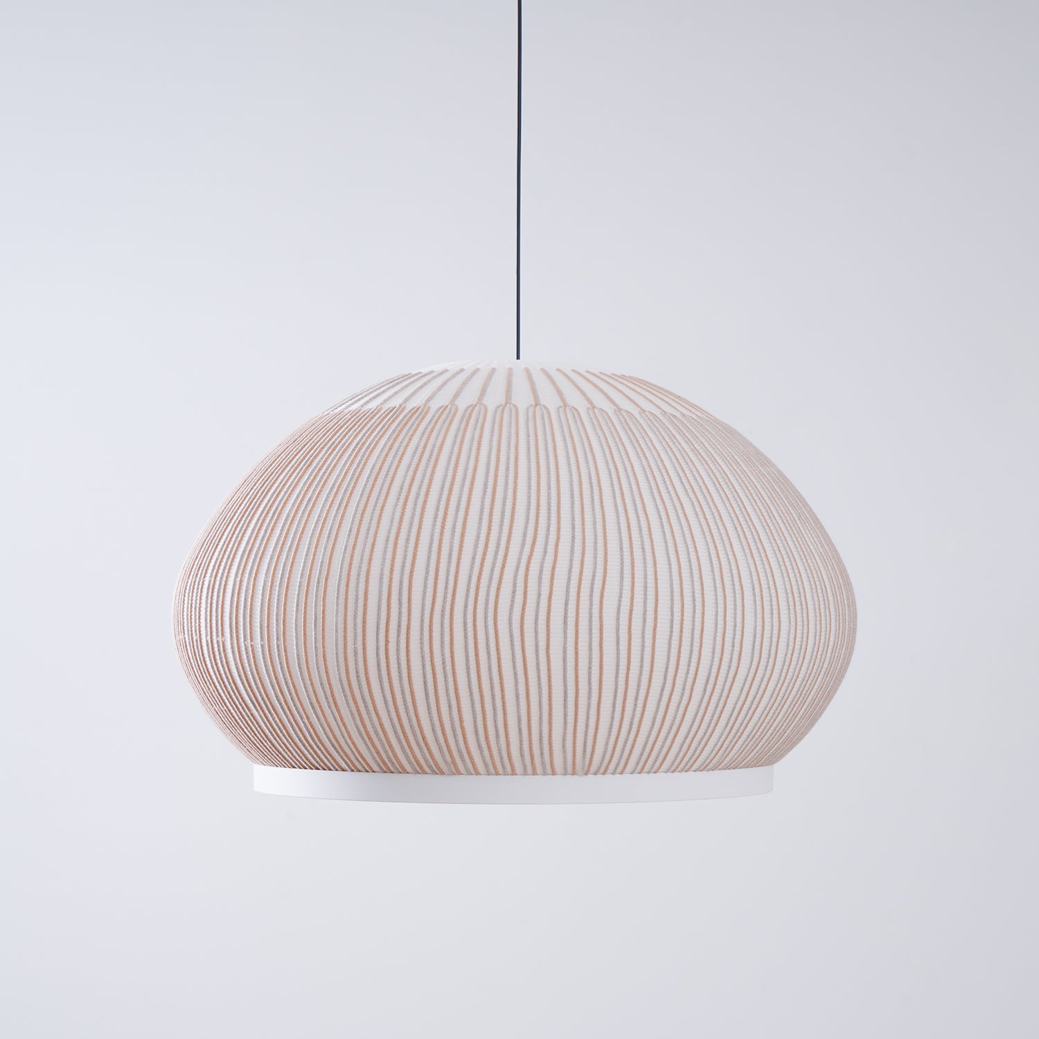Blythe Minimalist Fabric Pendant Light-Neutral Decor