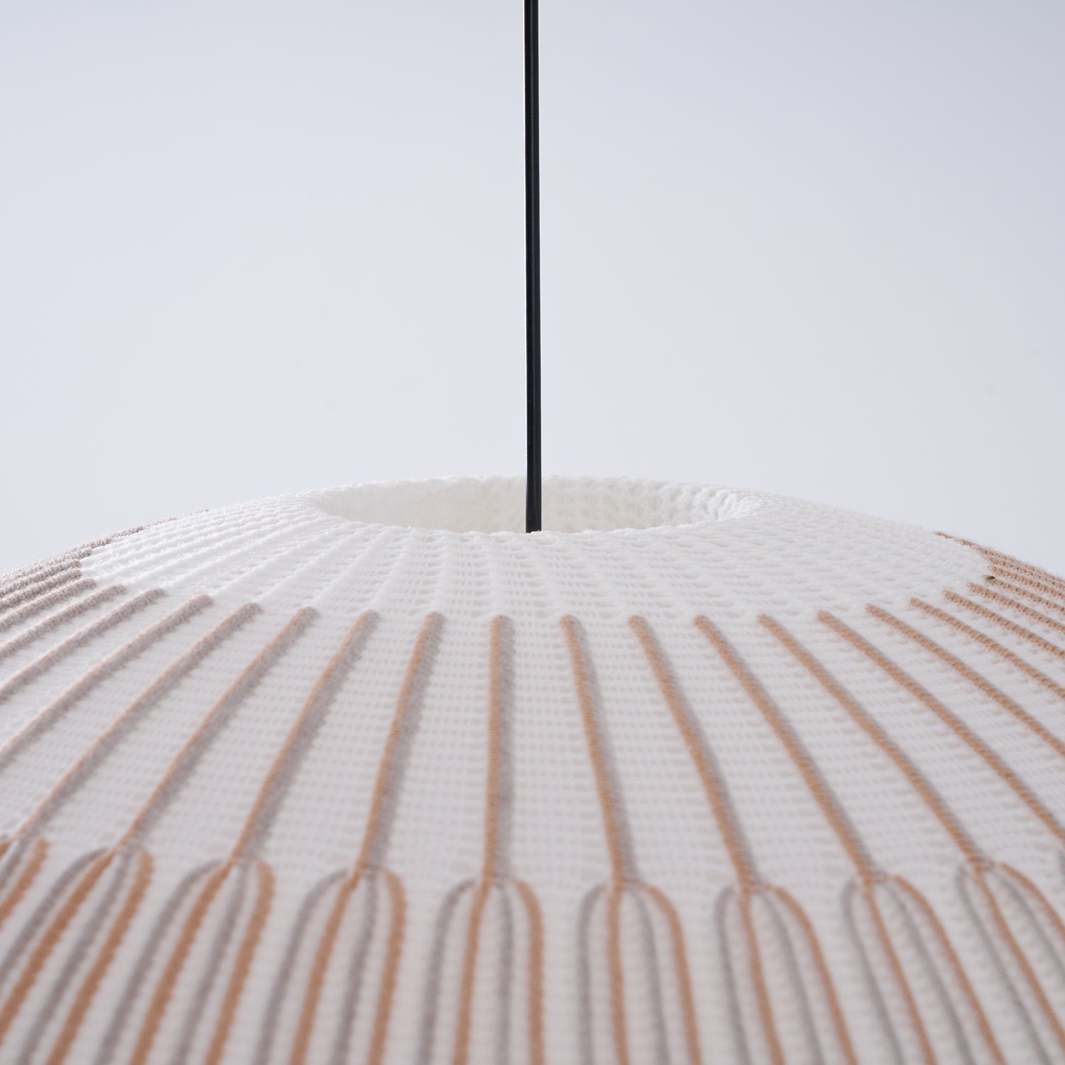 Blythe Minimalist Fabric Pendant Light-Neutral Decor