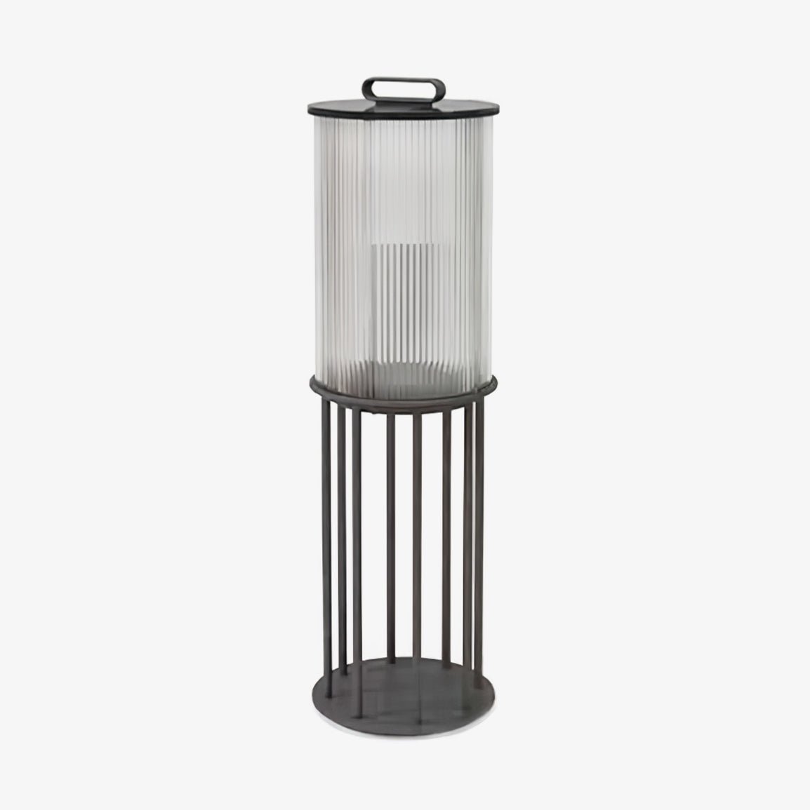 Niri Steel Acrylic Minimalist Floor Lamp-Neutral Decor