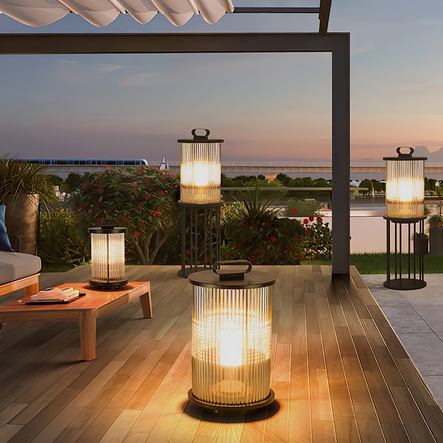 Niri Steel Acrylic Minimalist Floor Lamp-Neutral Decor