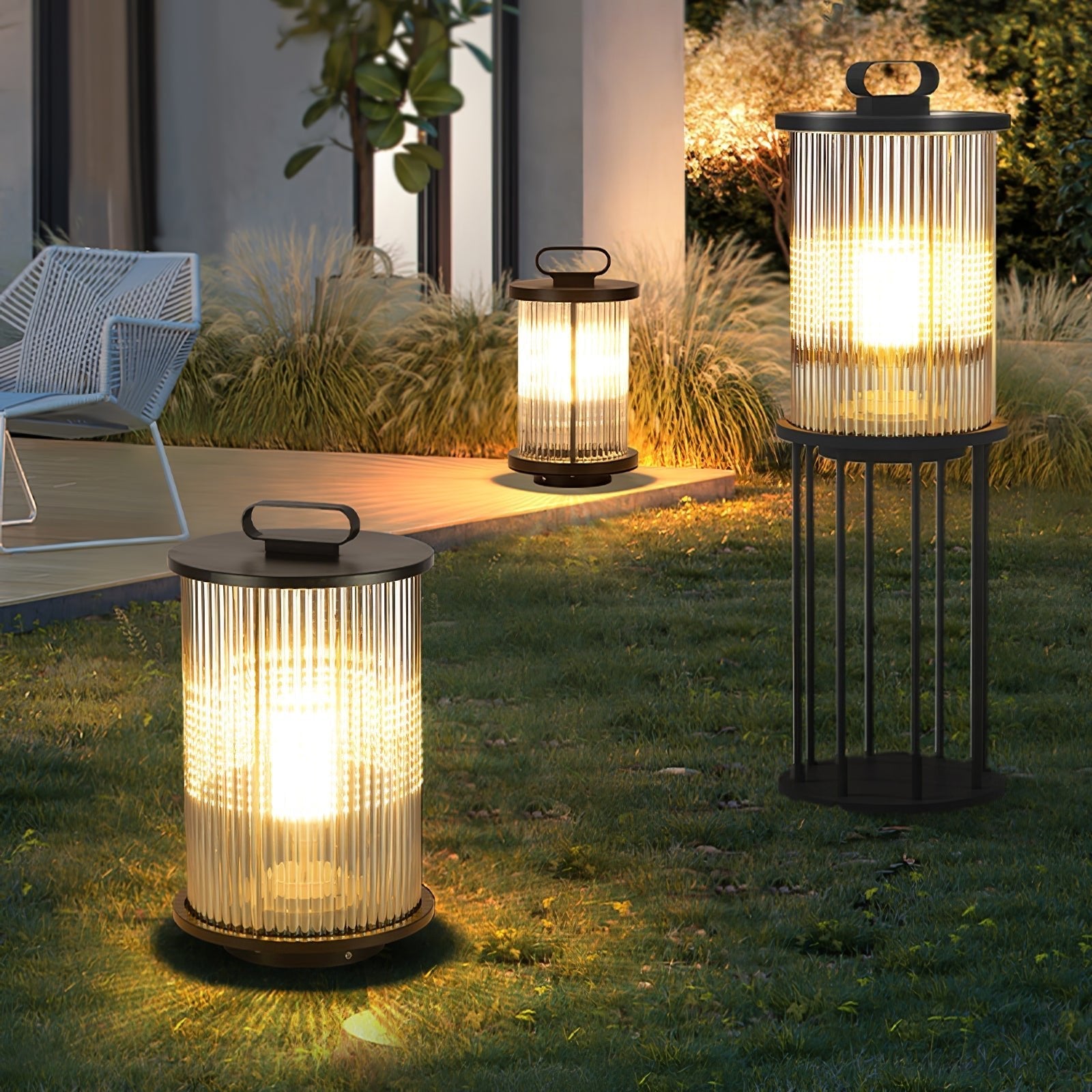 Niri Steel Acrylic Minimalist Floor Lamp-Neutral Decor