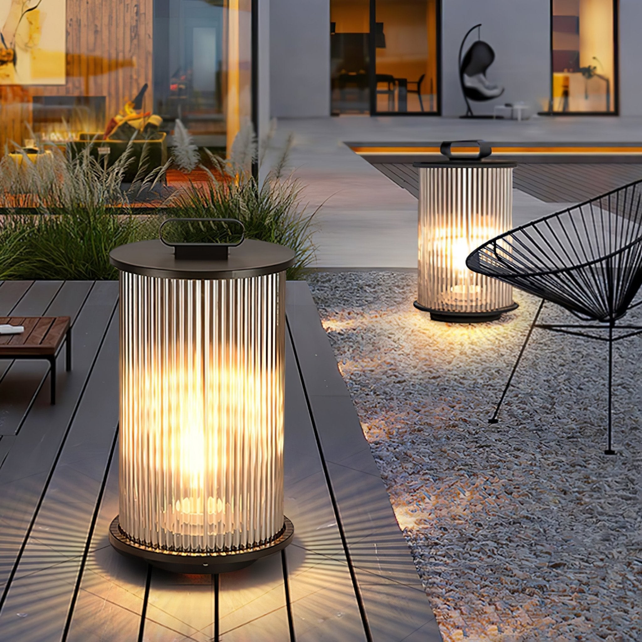 Niri Steel Acrylic Minimalist Floor Lamp-Neutral Decor