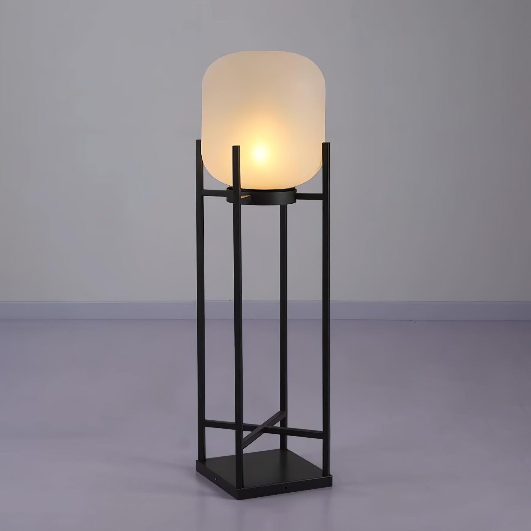Sevenq Floor Lamp Lantern-Neutral Decor