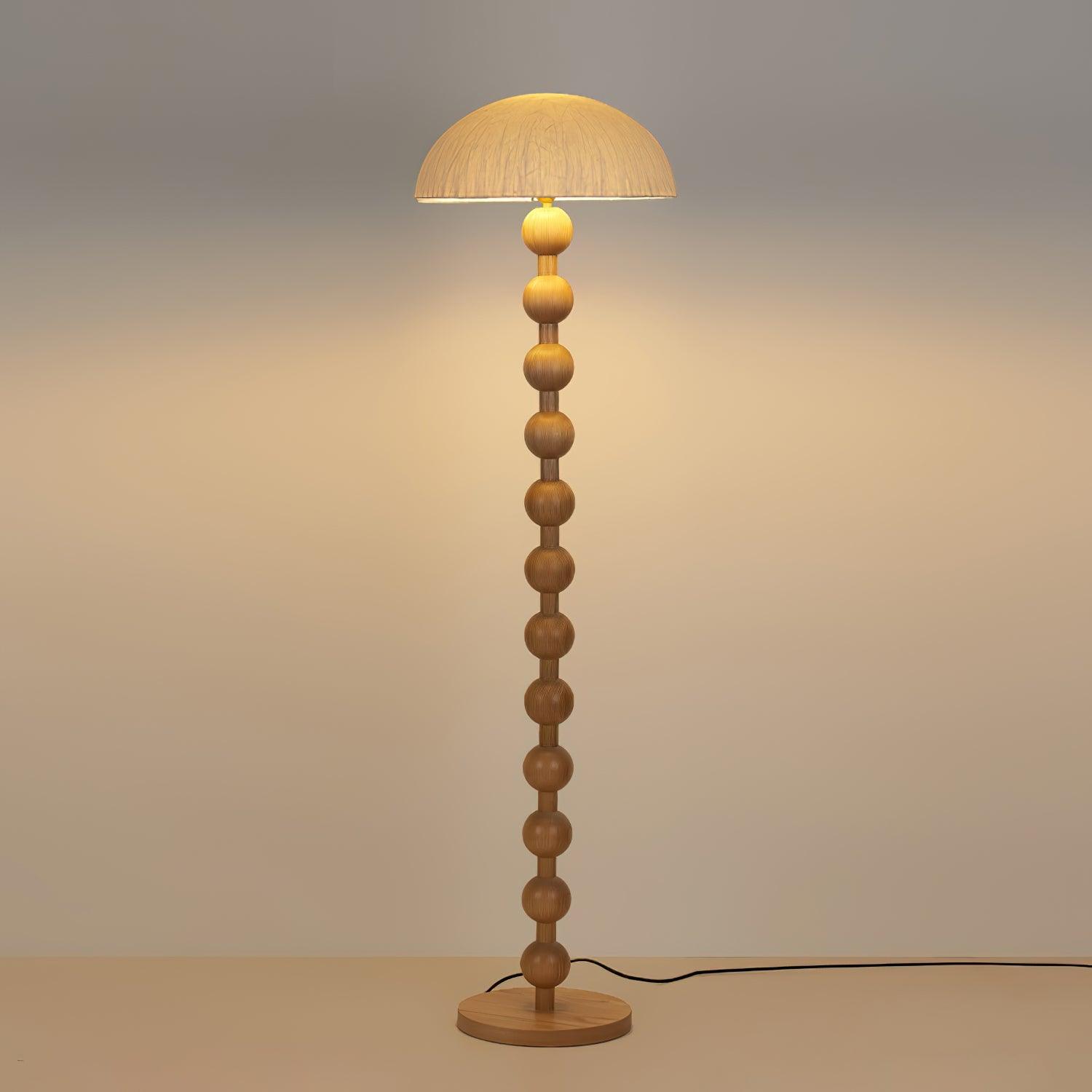 Lyliril Retro Wood Floor Lamp-Neutral Decor