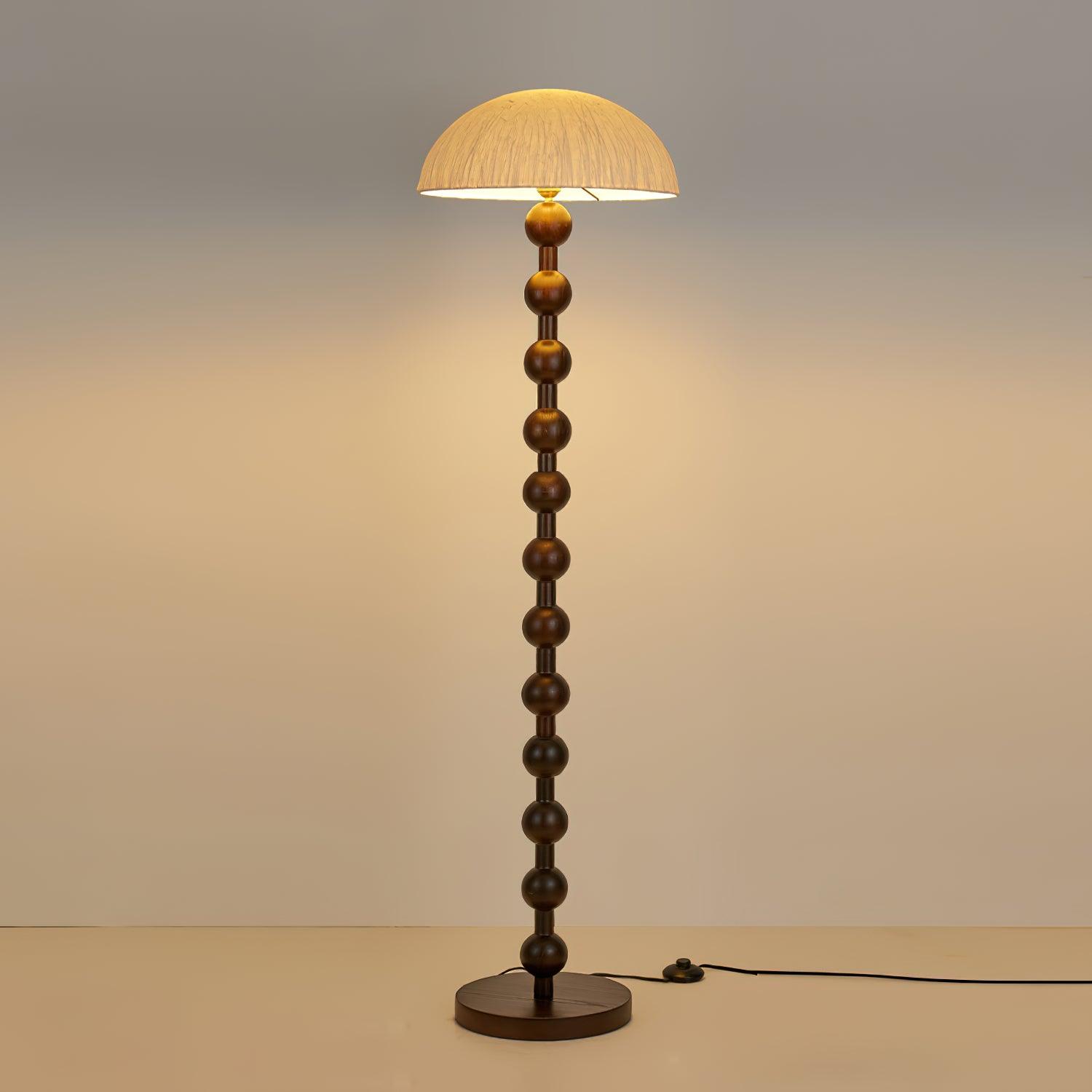 Lyliril Retro Wood Floor Lamp-Neutral Decor