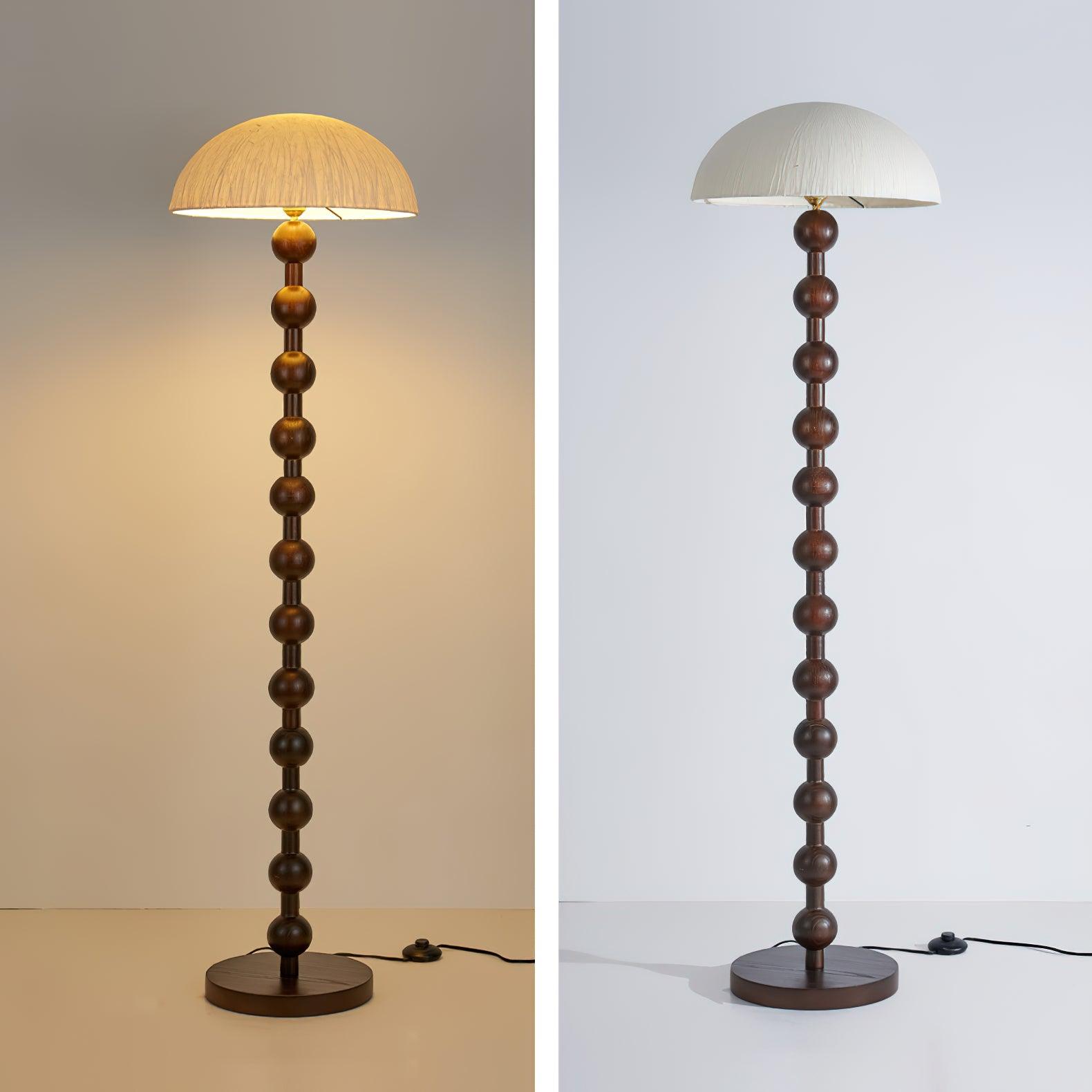 Lyliril Retro Wood Floor Lamp-Neutral Decor