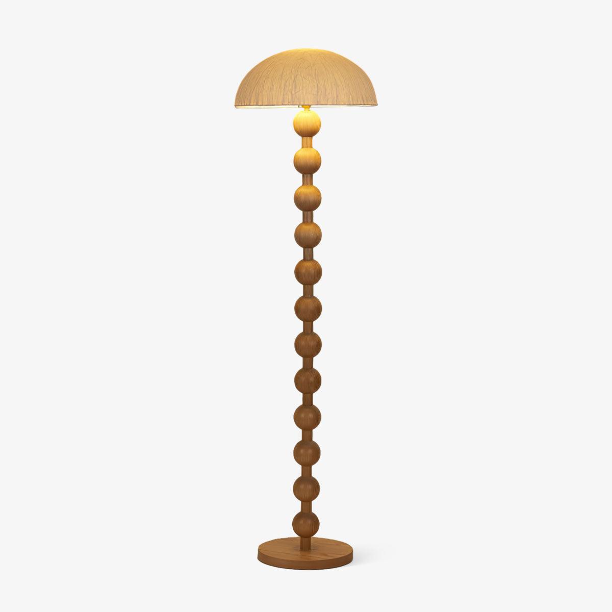 Lyliril Retro Wood Floor Lamp-Neutral Decor