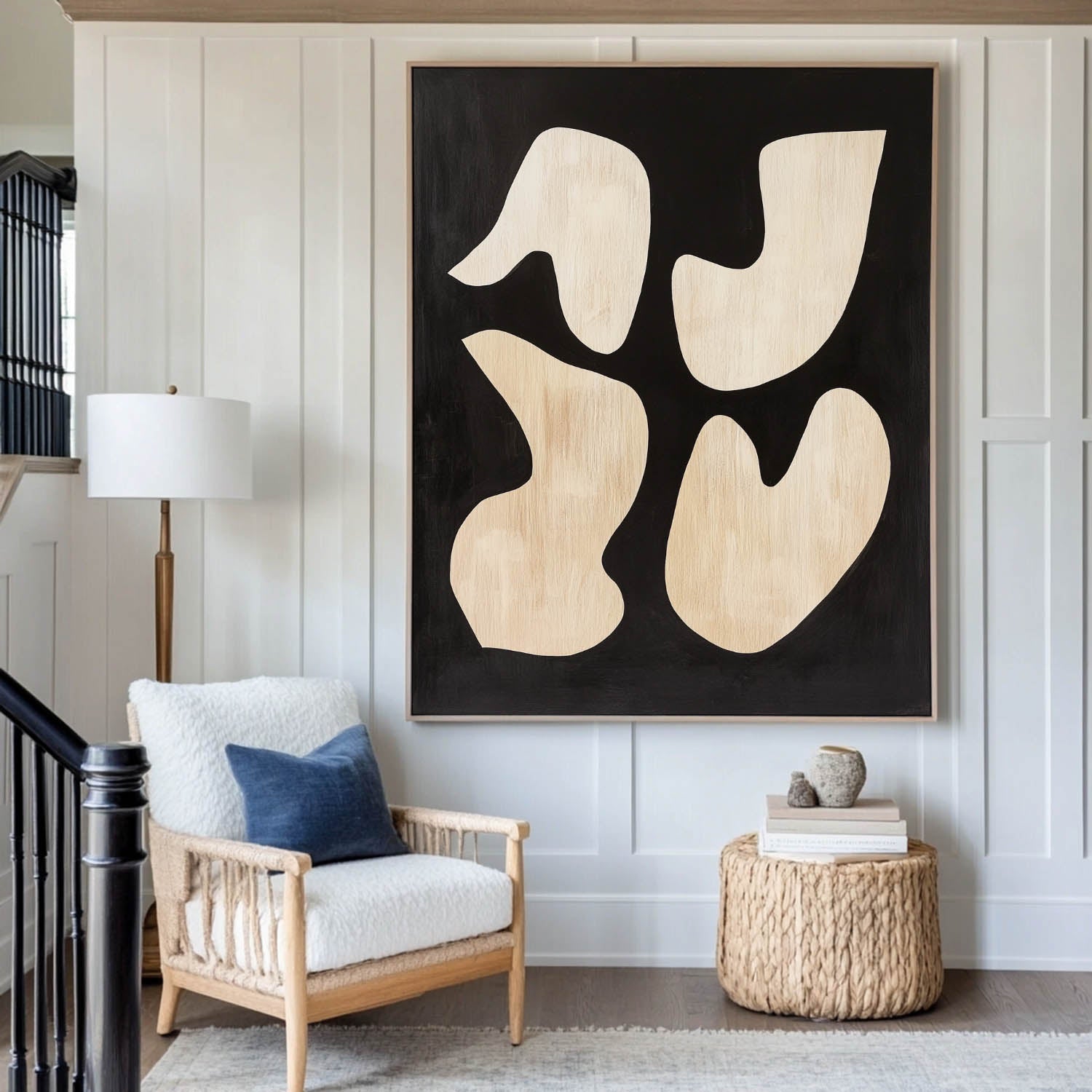 Modern Minimalist Painting ABAV555 - Neutralighting