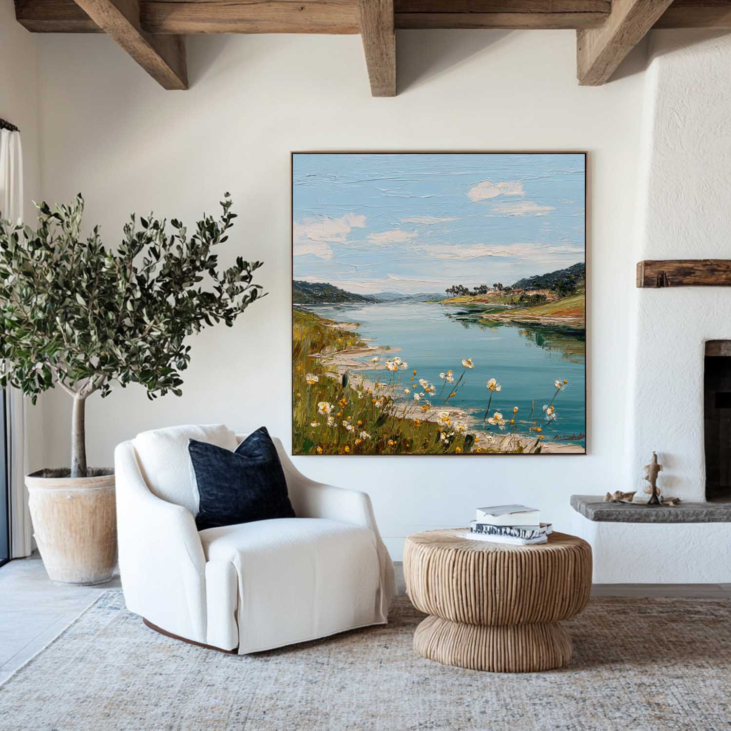 Modern Abstract Painting ABAS282 - Neutralighting