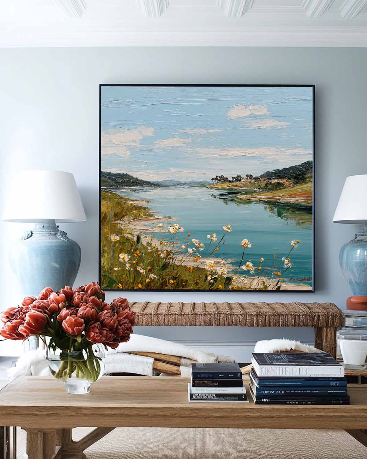 Modern Abstract Painting ABAS282 - Neutralighting