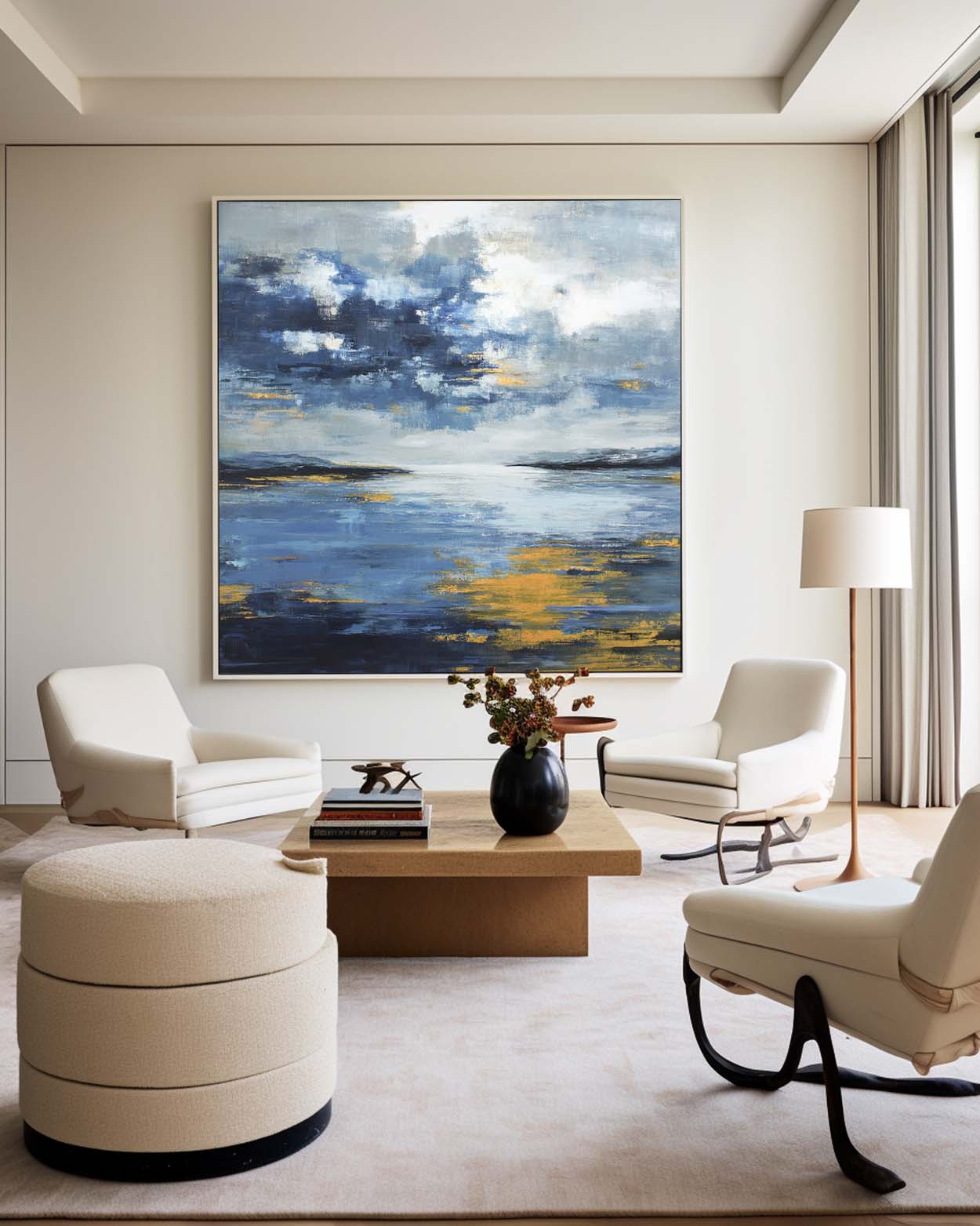 Modern Abstract Painting ABAS279 - Neutralighting