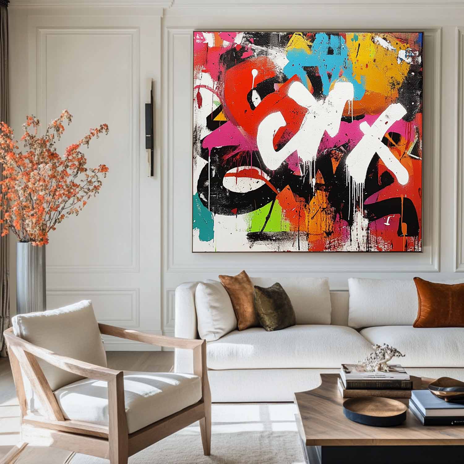 Modern Abstract Painting ABAS264 - Neutralighting