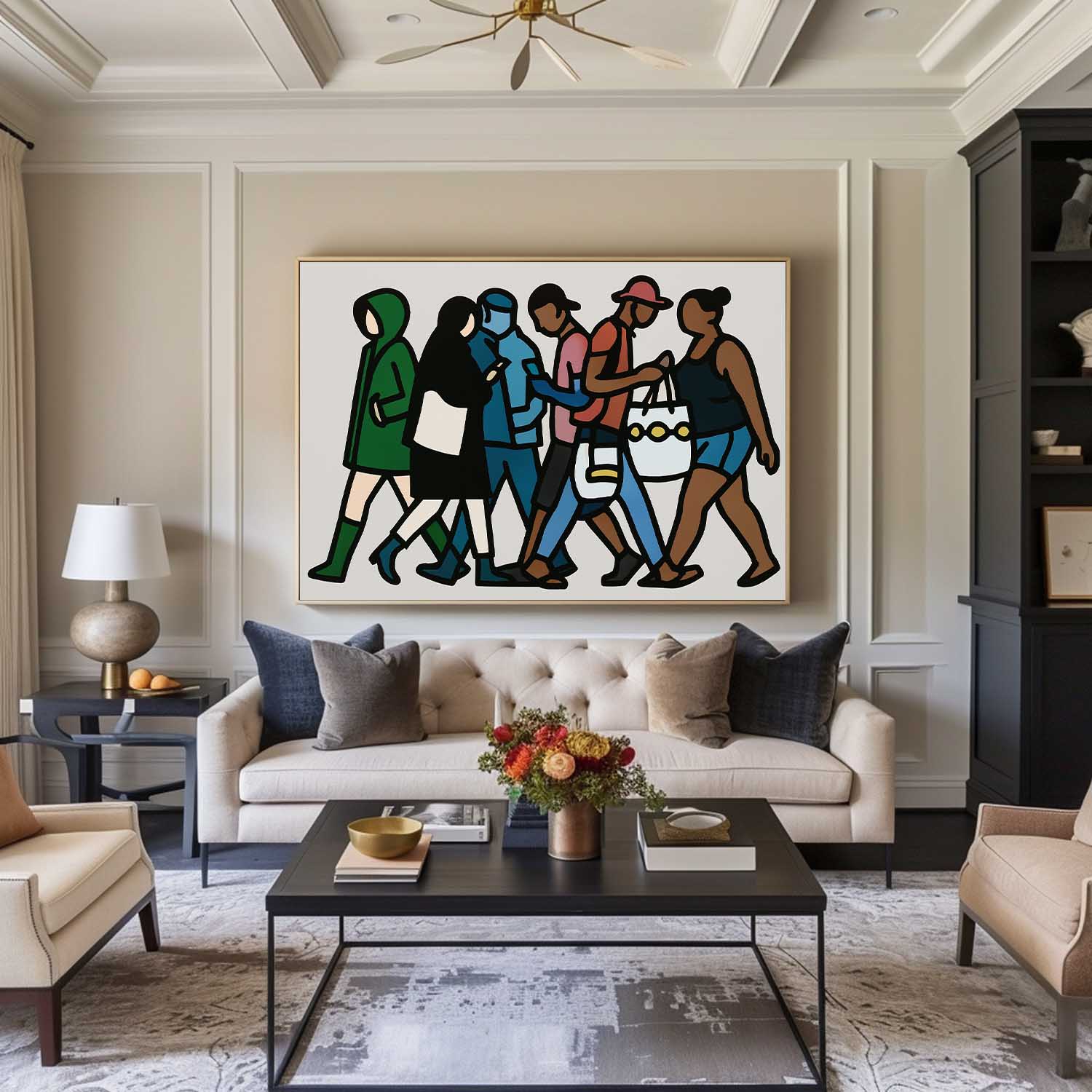 Modern Abstract Painting ABAH192 - Neutralighting