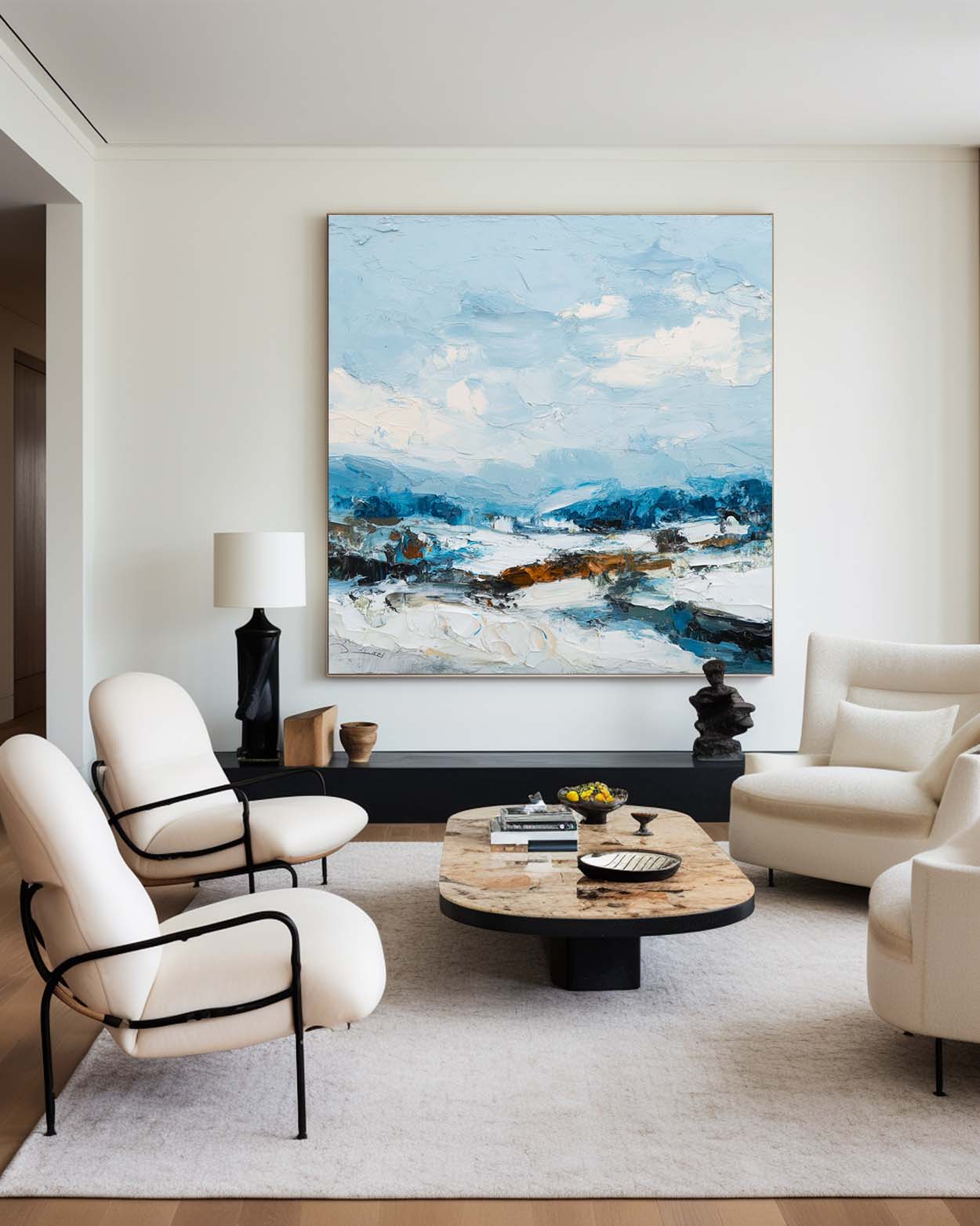 Modern Abstract Painting ABAS307 - Neutralighting