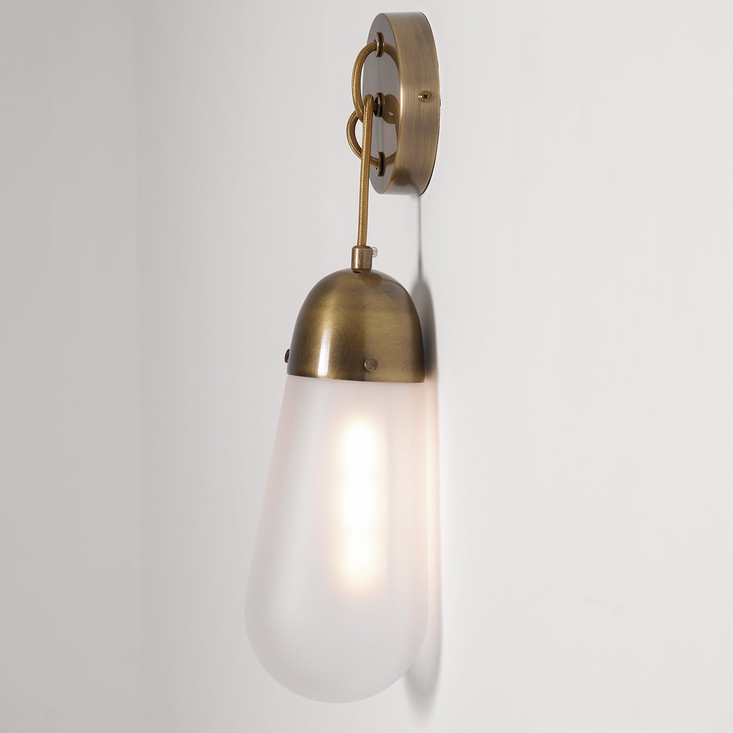Top-down view of the Lariat Wall Lamp.