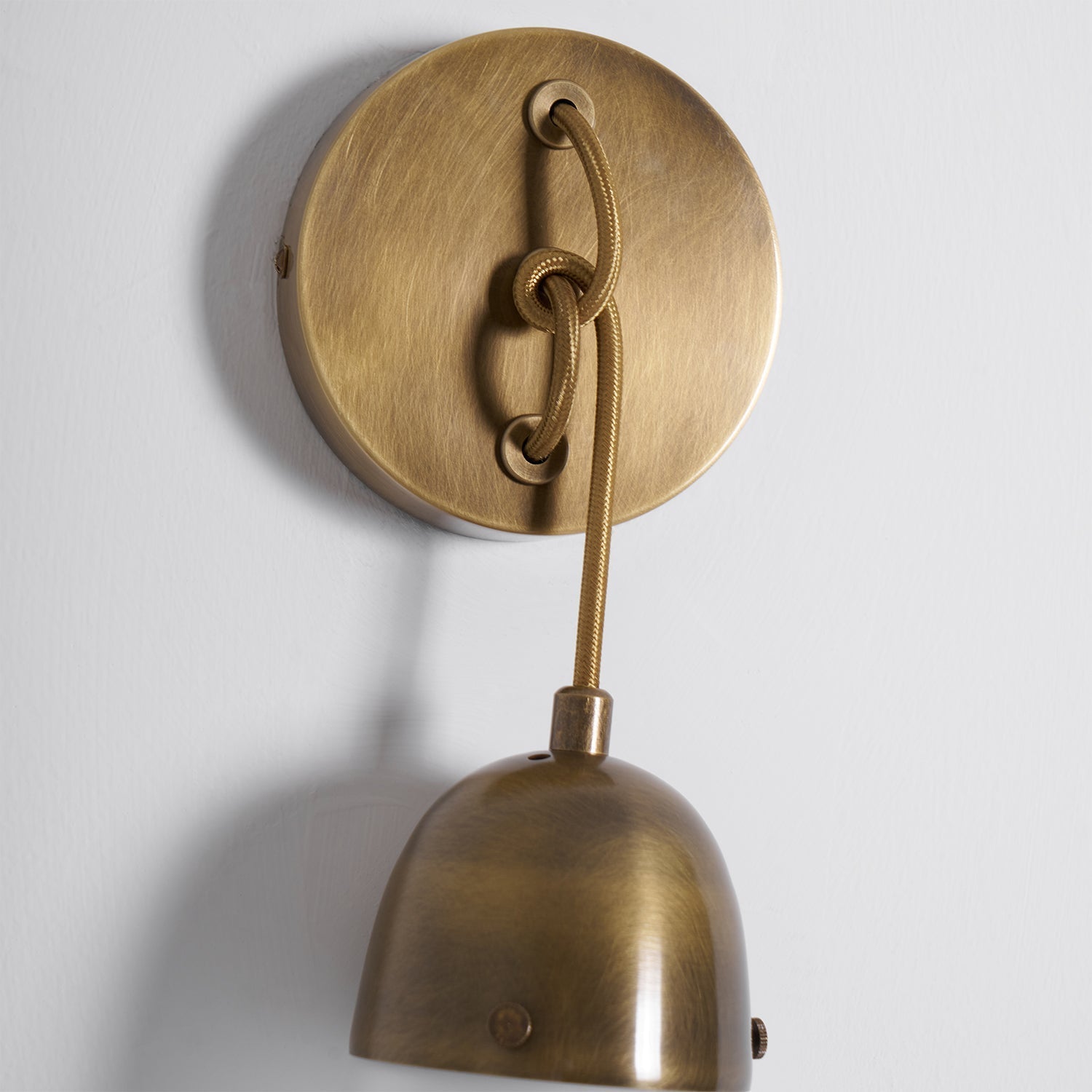 Lariat Wall Lamp, bronze finish, in a classic interior.